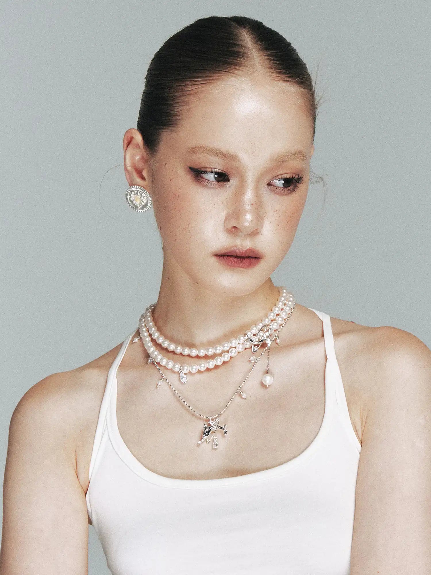 1Jinn M2M Layered Pearl Whale Choker | Canton Collective