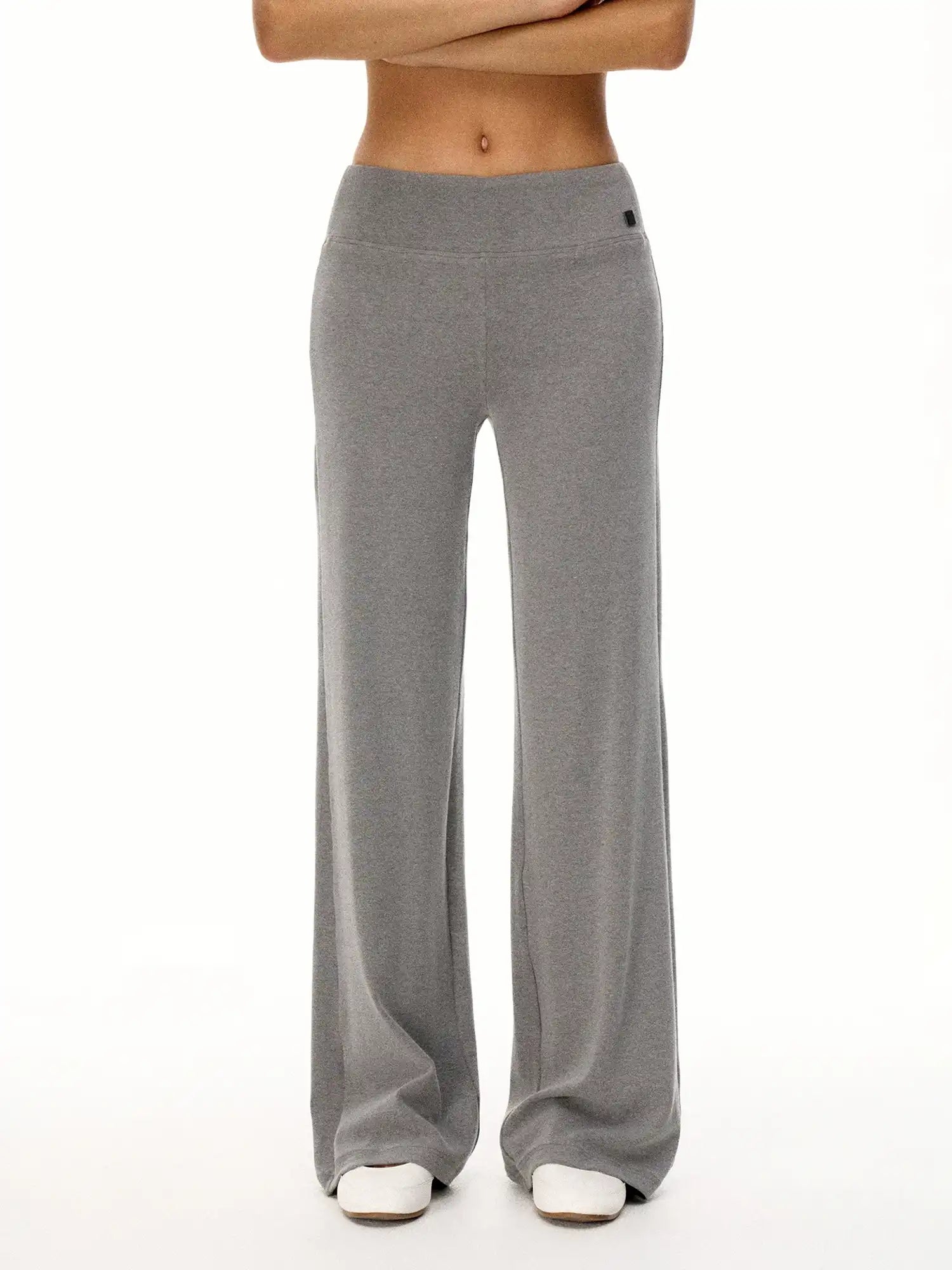 FirstFloor Lazy Style Knitted Flared Casual Pants | Canton Collective