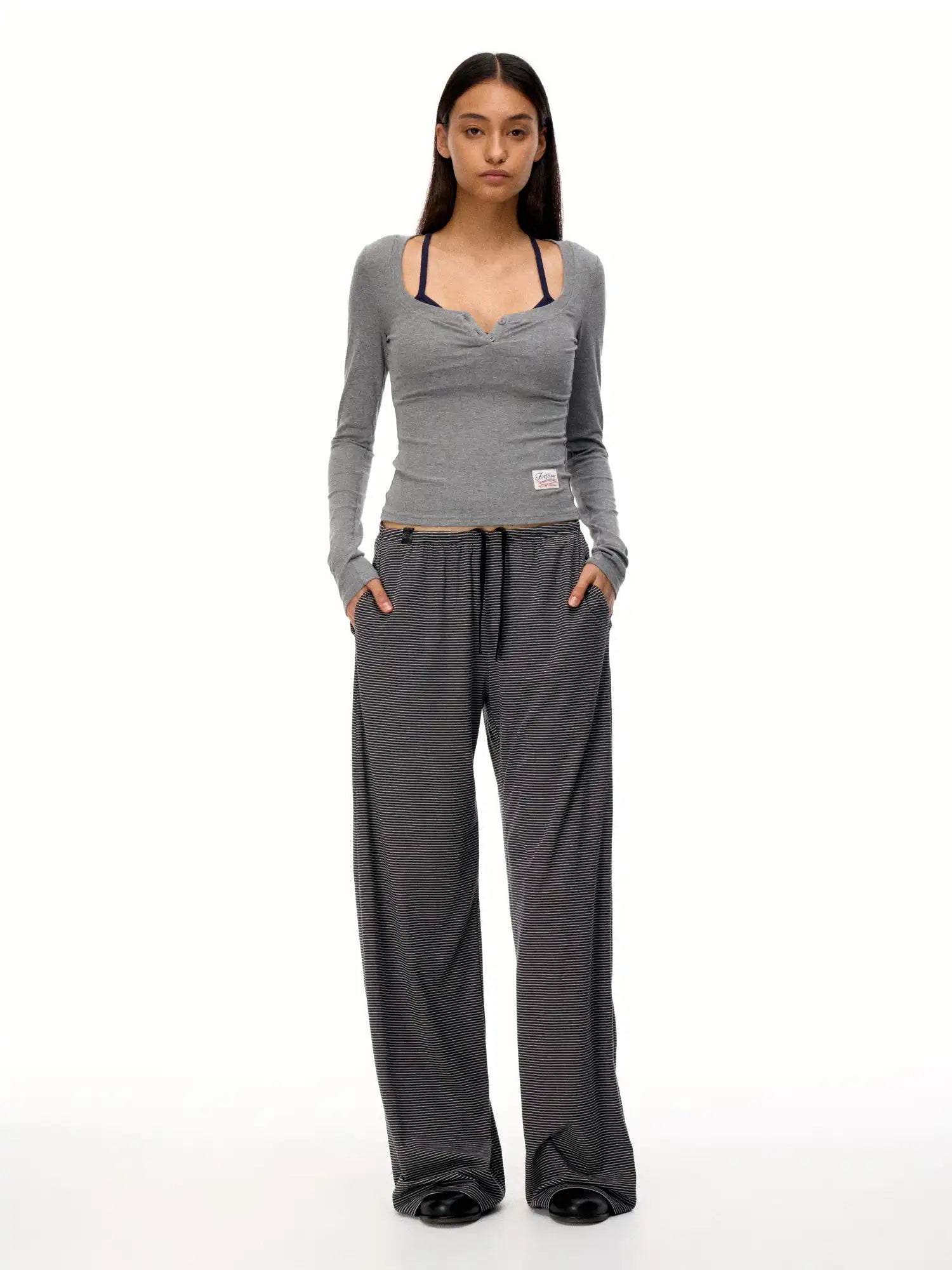 FirstFloor Lazy Style Striped Lounge Pants | Canton Collective