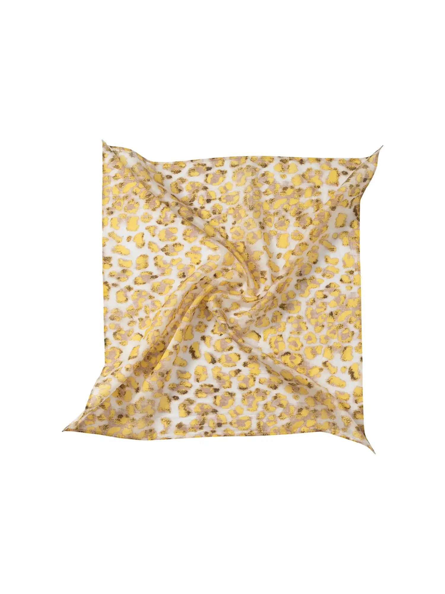 Muse Naps Leopard Print Silk Square Scarf | Canton Collective