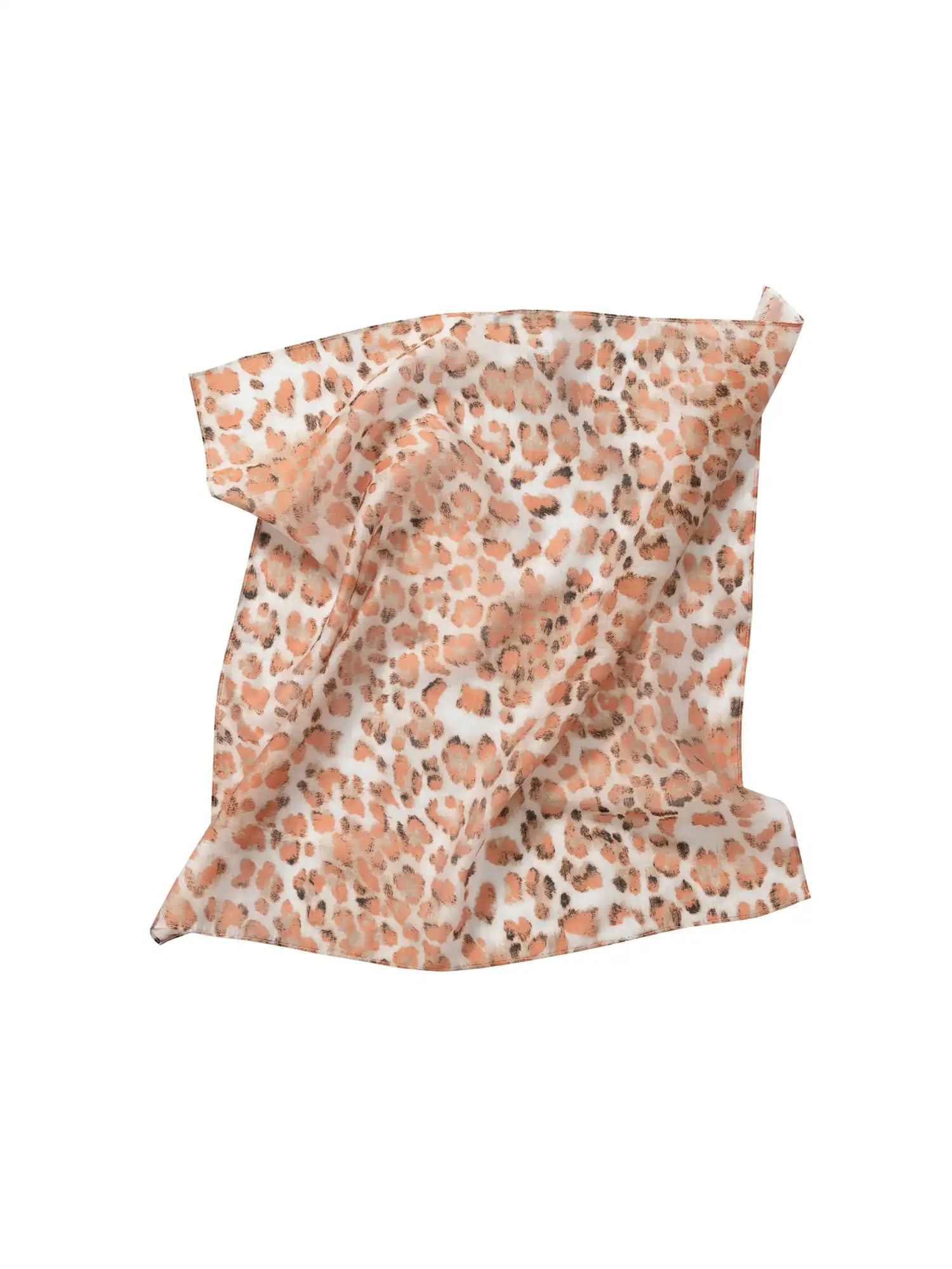 Muse Naps Leopard Print Silk Square Scarf | Canton Collective