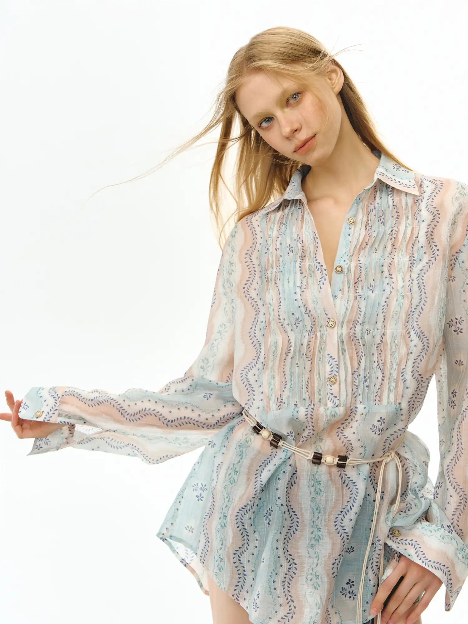 Deleteex Lightweight Floral Pattern Shirt | Canton Collective