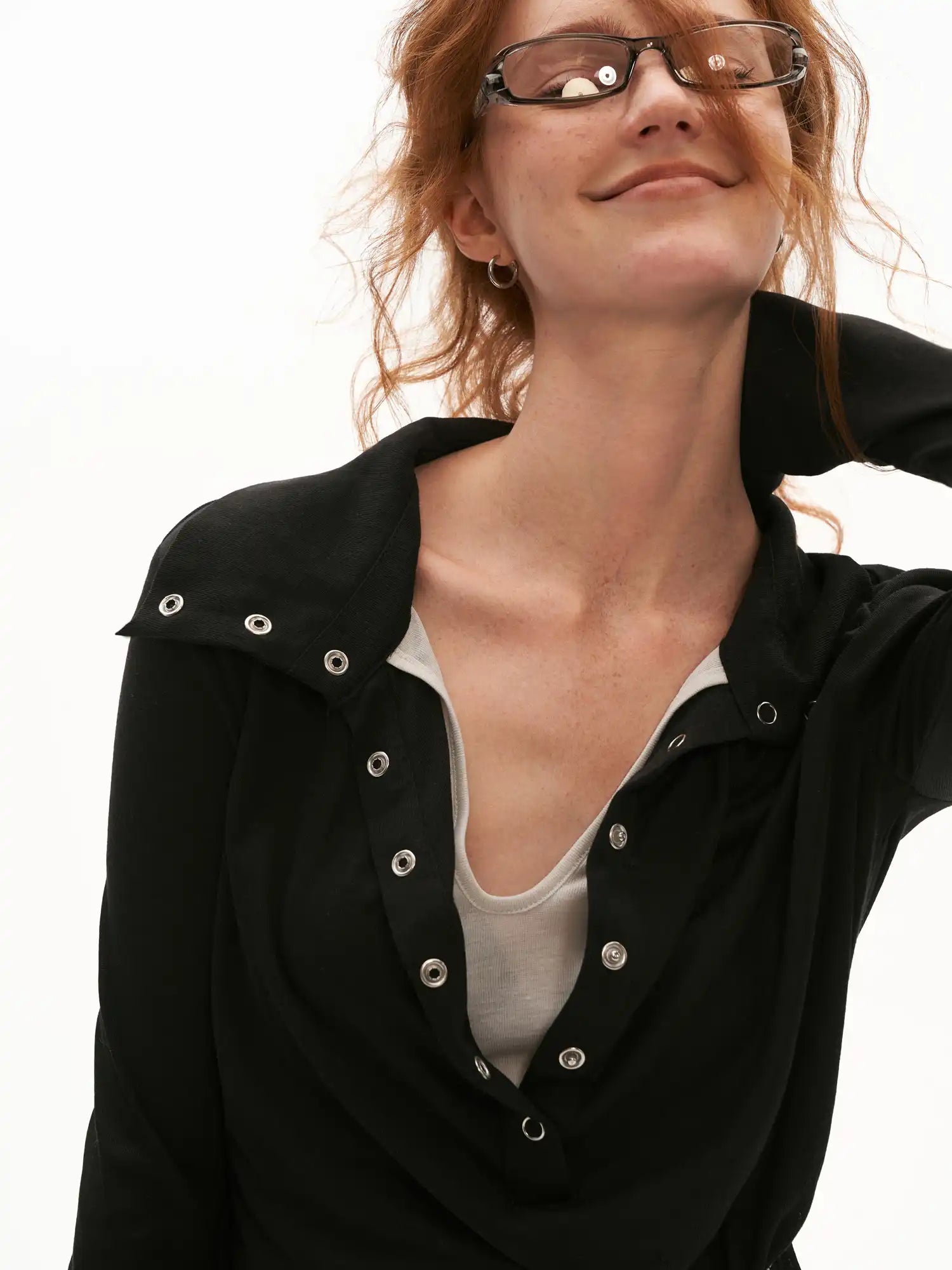 MAMC Long Sleeves Contrast Layered Look Top | Canton Collective