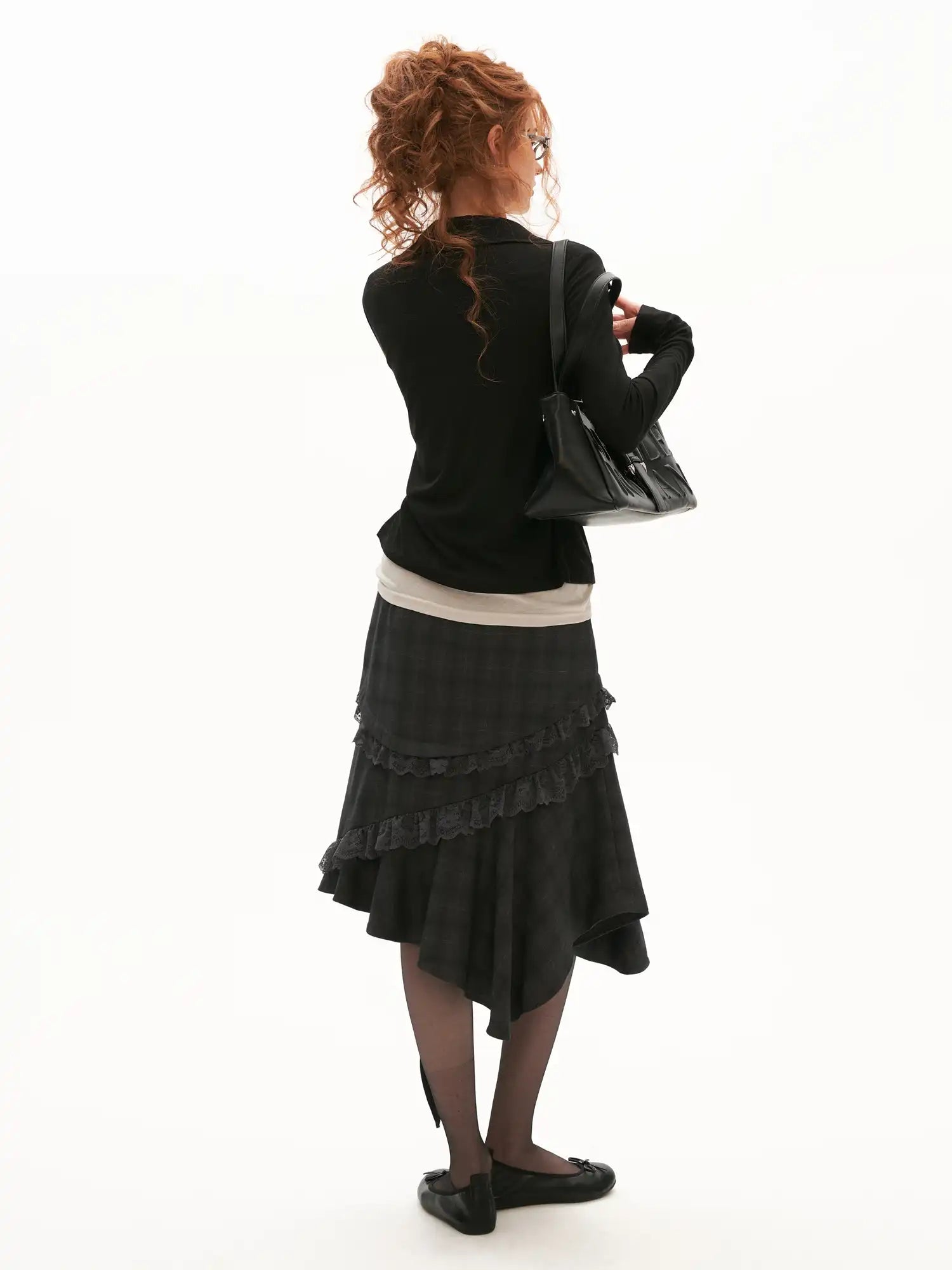MAMC Long Sleeves Contrast Layered Look Top | Canton Collective