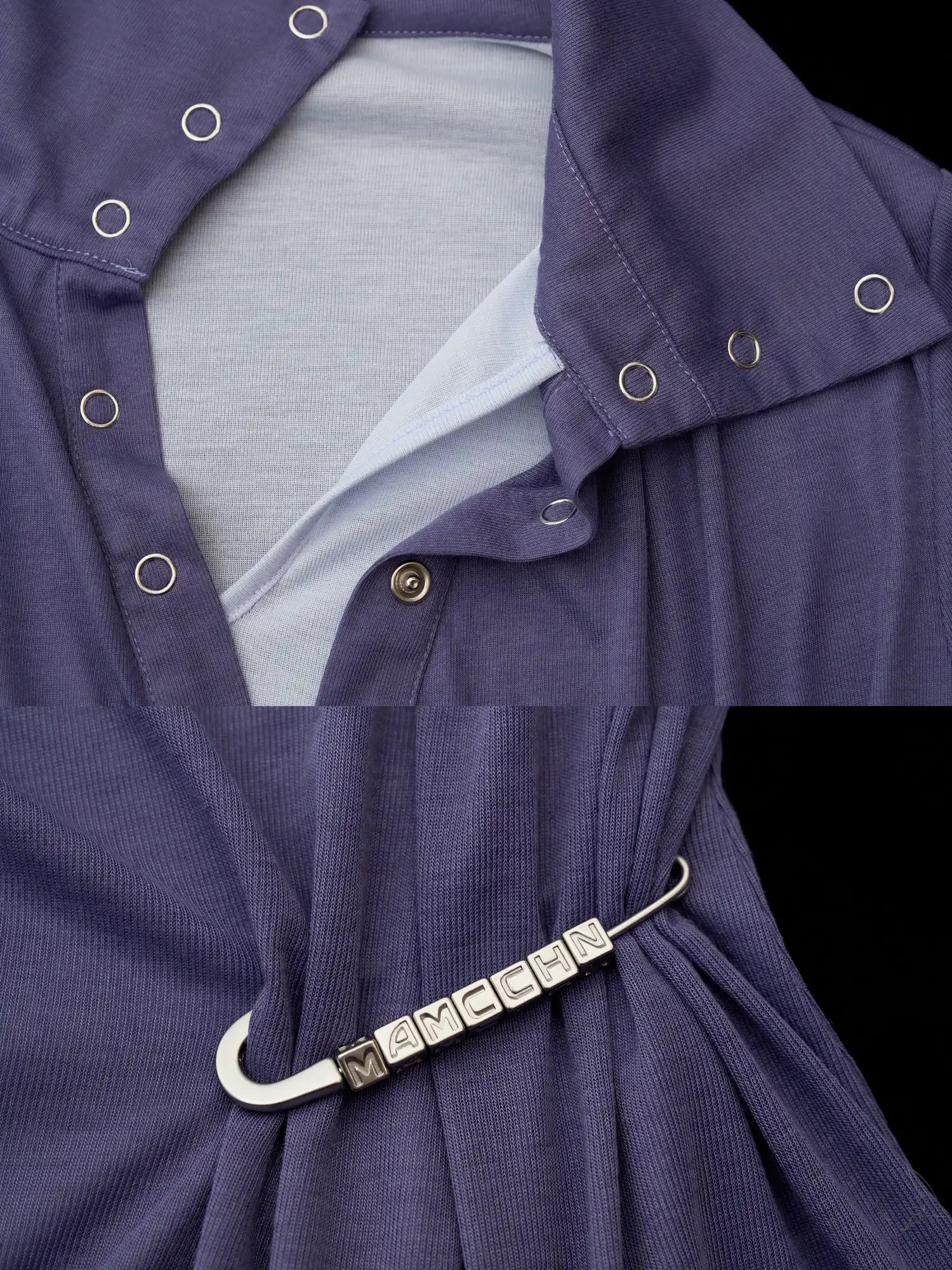 MAMC Long Sleeves Contrast Layered Look Top | Canton Collective