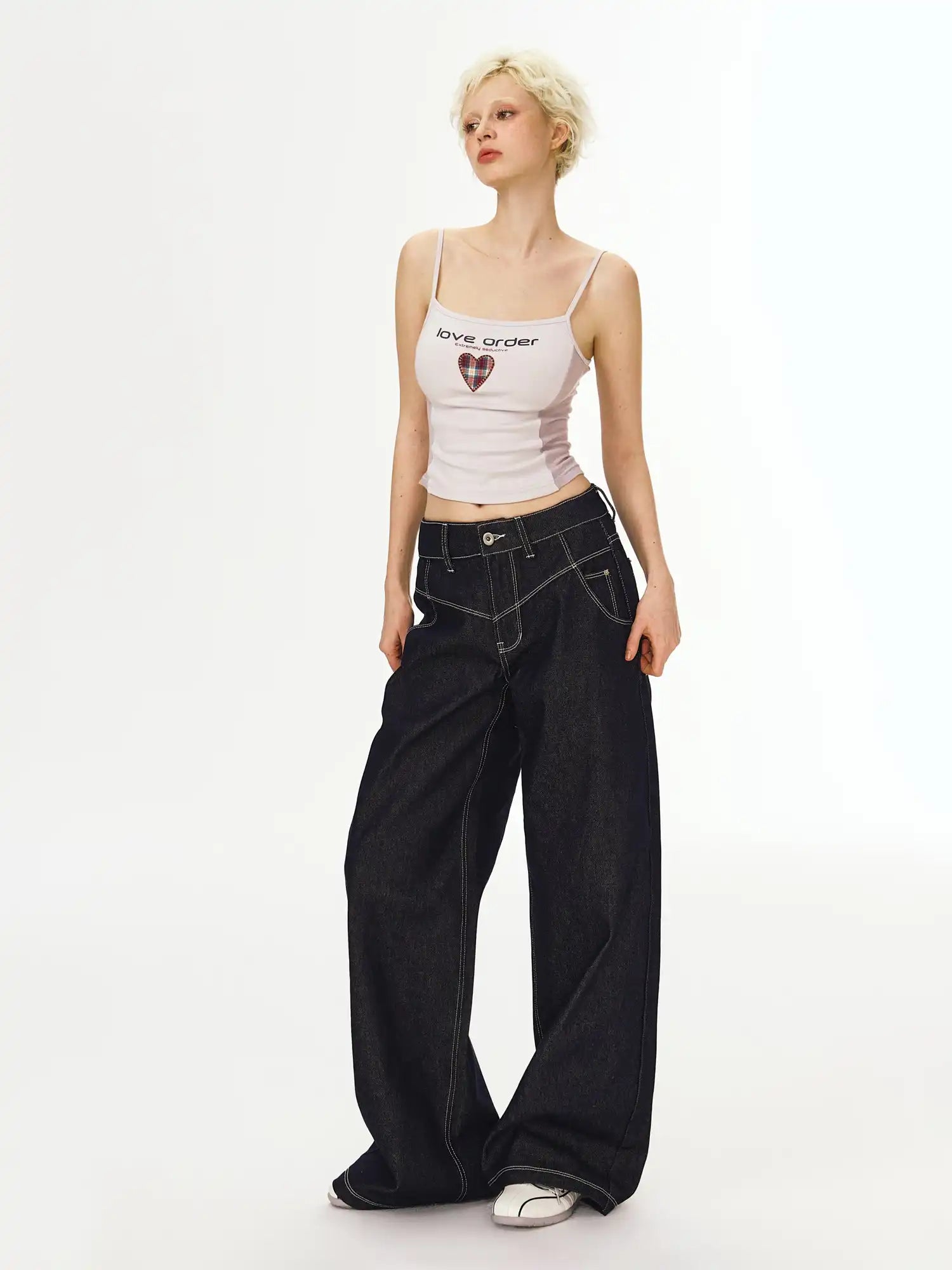 Deleteex LoveOrder Embroidered Cami Top | Canton Collective