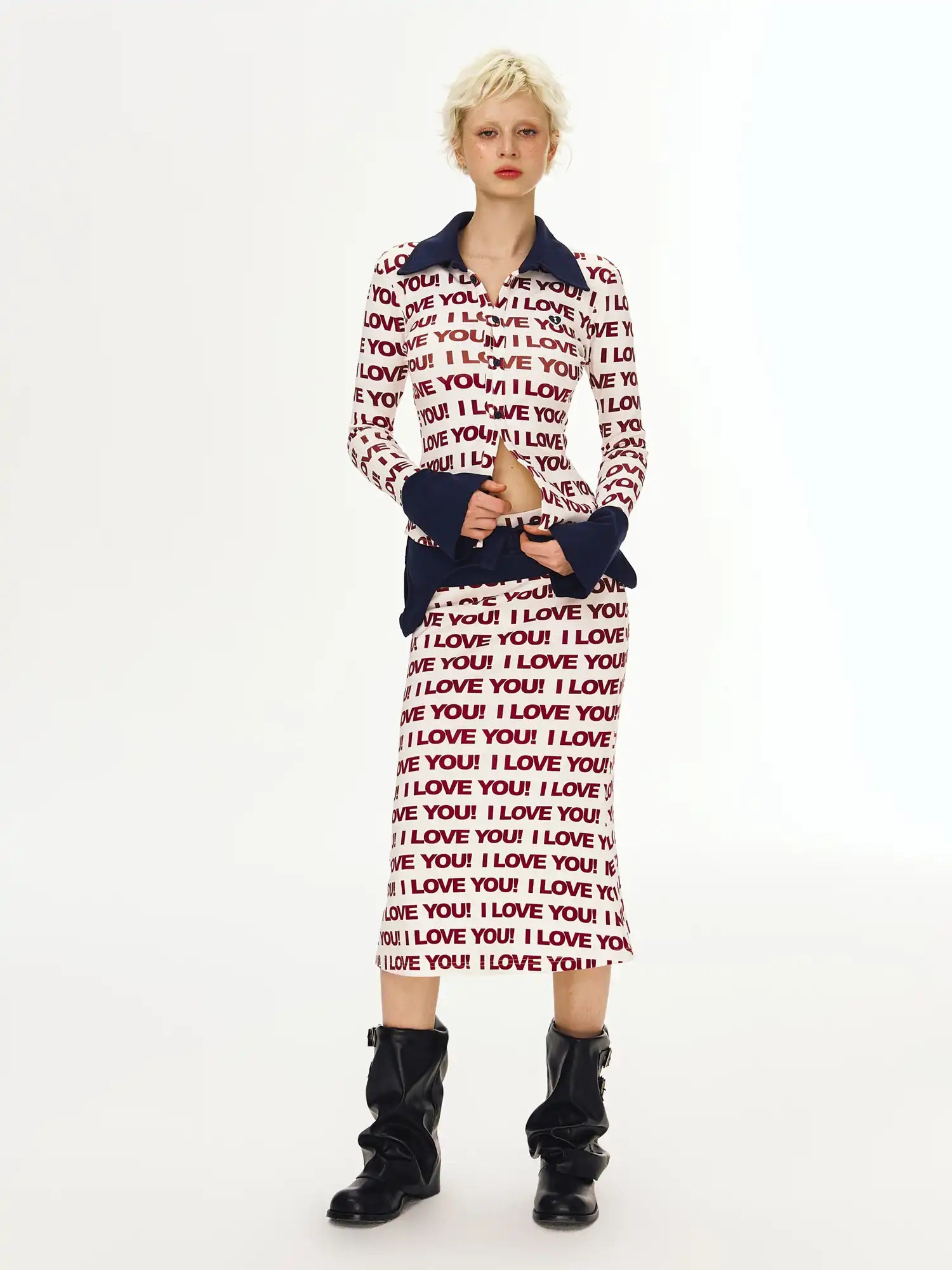 Deleteex Love Message Print Shirt | Canton Collective