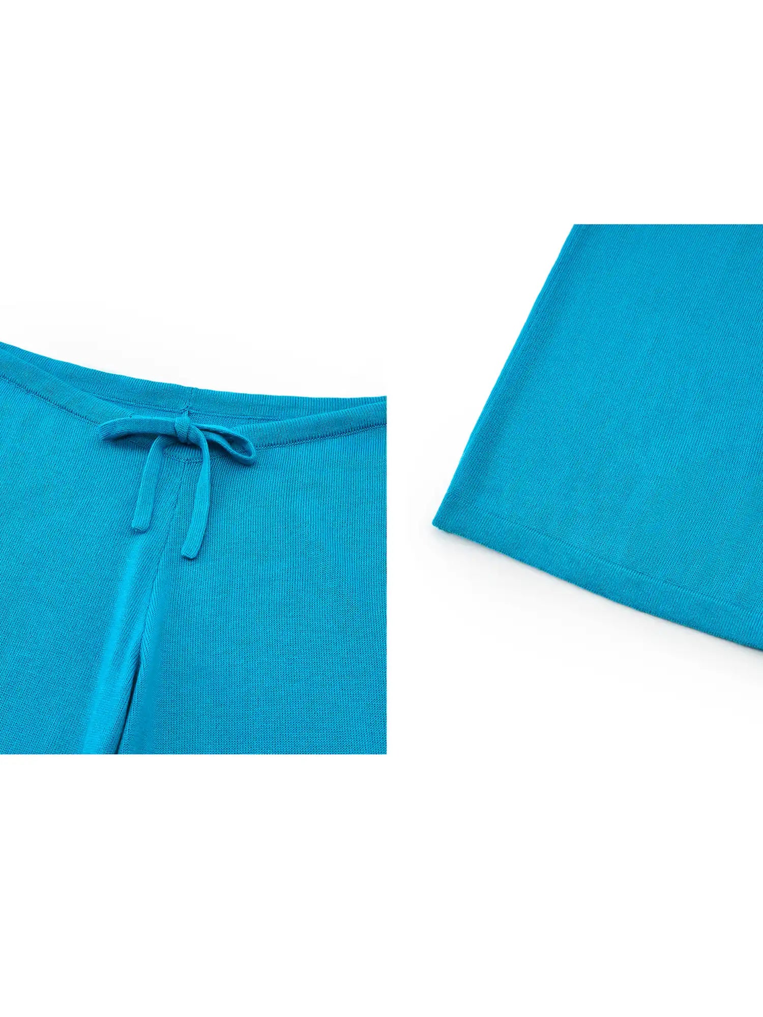 Ayo Low Rise Straight Leg Knit Pants | Canton Collective