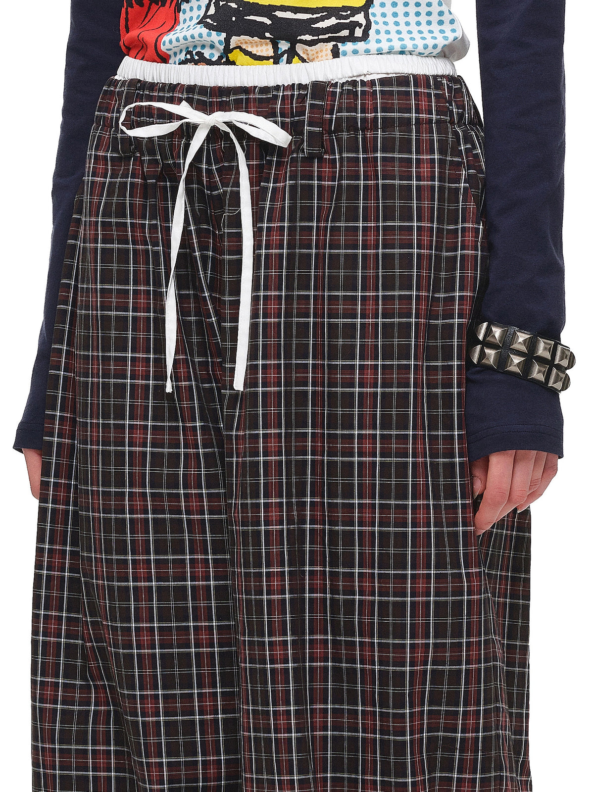 1Jinn Studio Low Rise Vintage Plaid Wide Leg Pants | Canton Collective