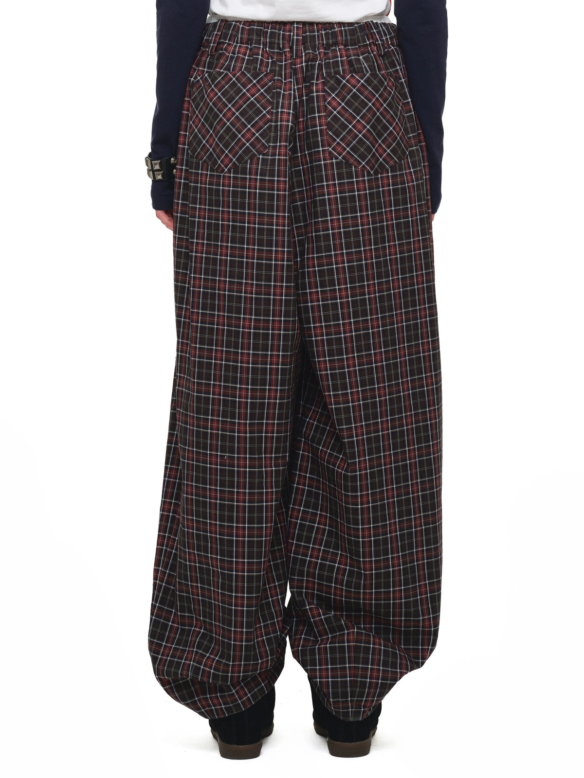 1Jinn Studio Low Rise Vintage Plaid Wide Leg Pants | Canton Collective