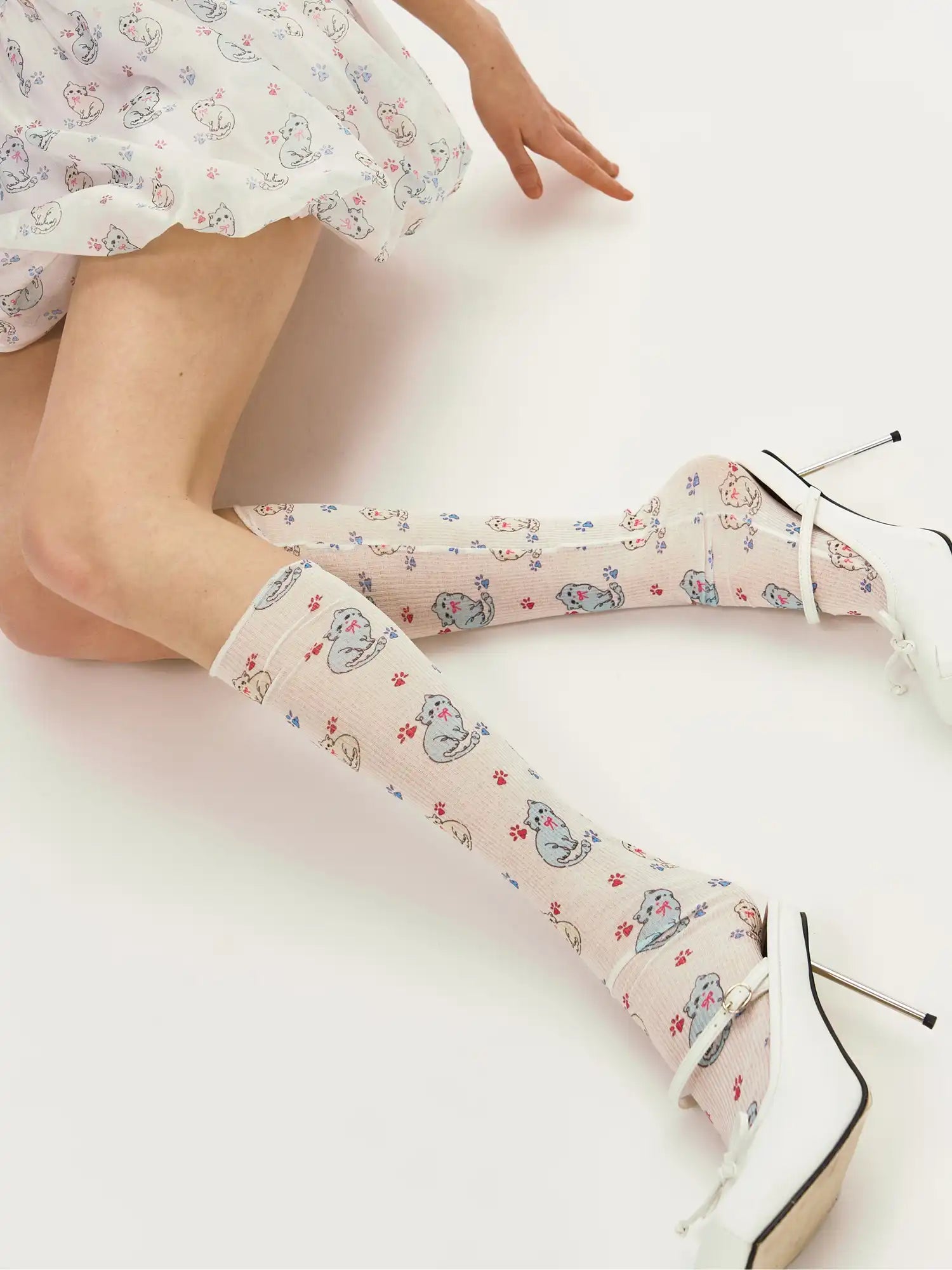 Deleteex Mewo Mewo Mid-Calf Princess Socks | Canton Collective