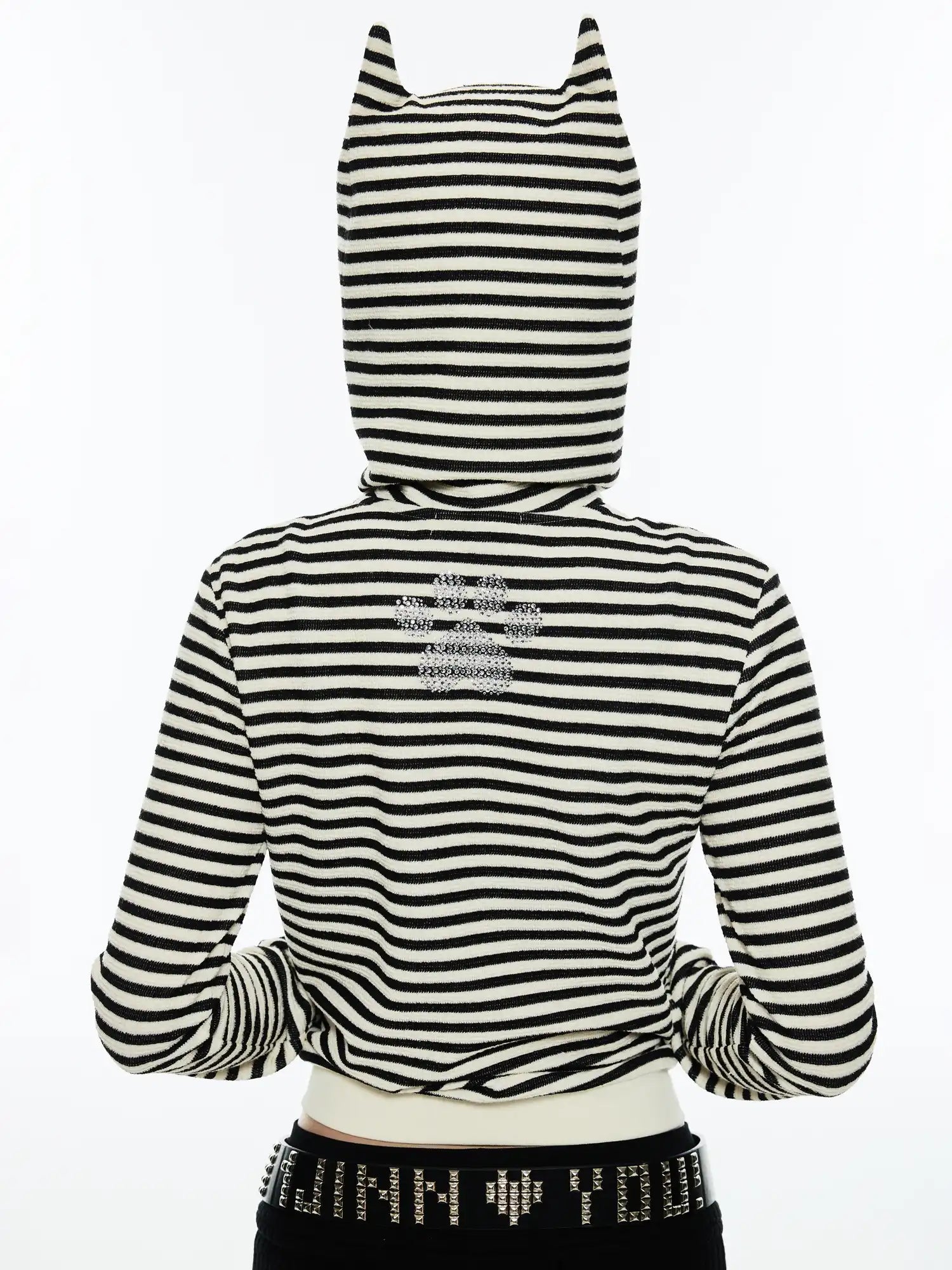 1Jinn Studio Midnight Meow Zip Up Cat Ear Hoodie | Canton Collective