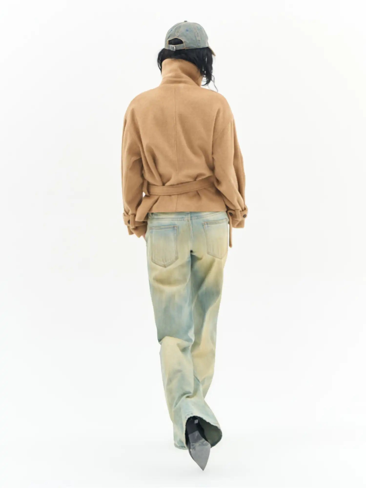 Deleteex Mock Neck Wool Jacket | Canton Collective