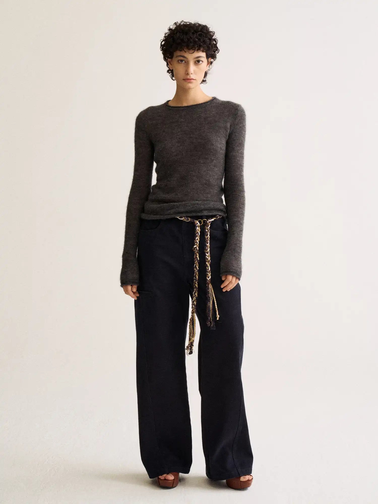 FirstFloor Mohair Crew Neck Sweater | Canton Collective