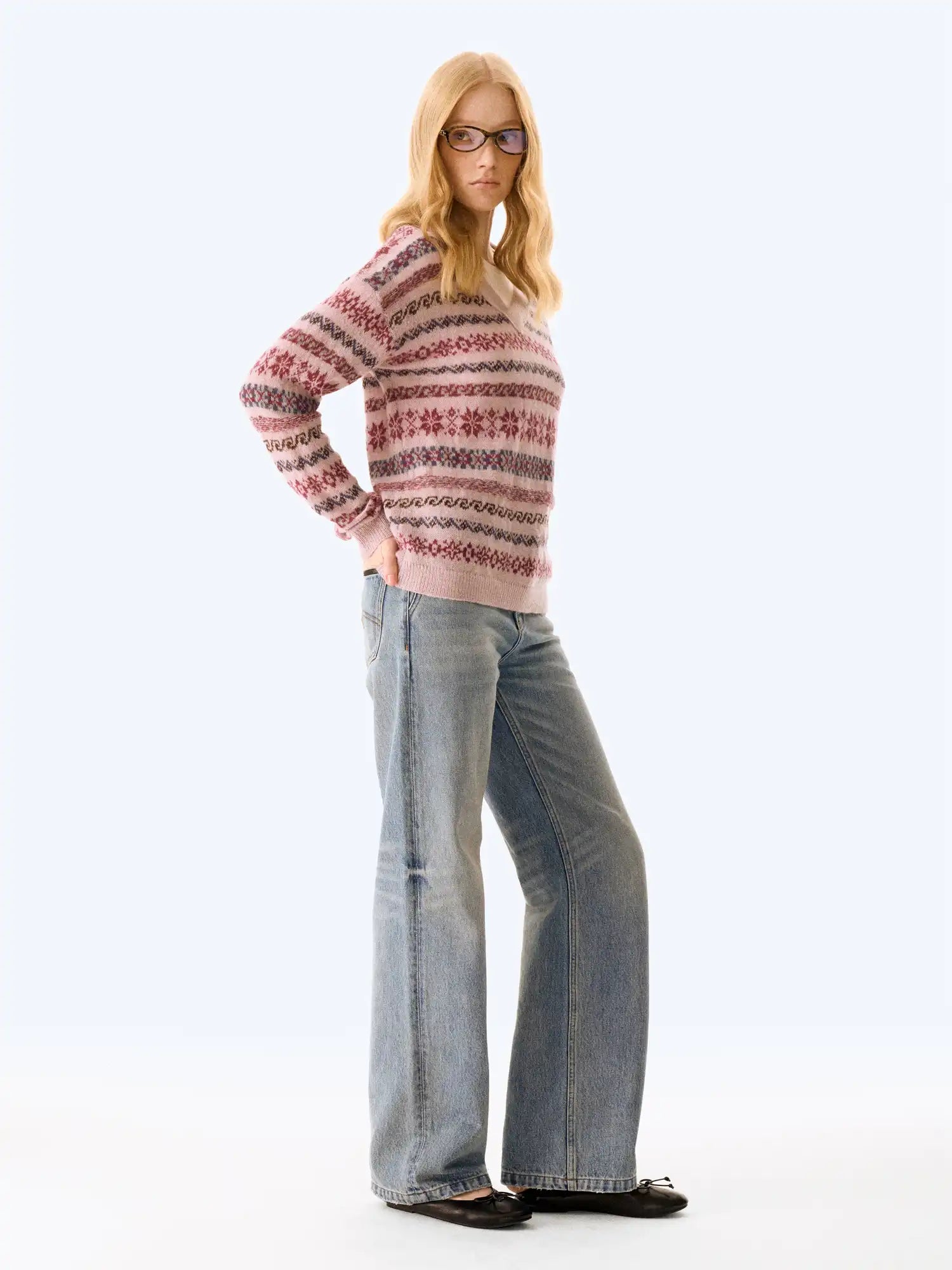 FirstFloor Mohair V-Neck Sweater | Canton Collective
