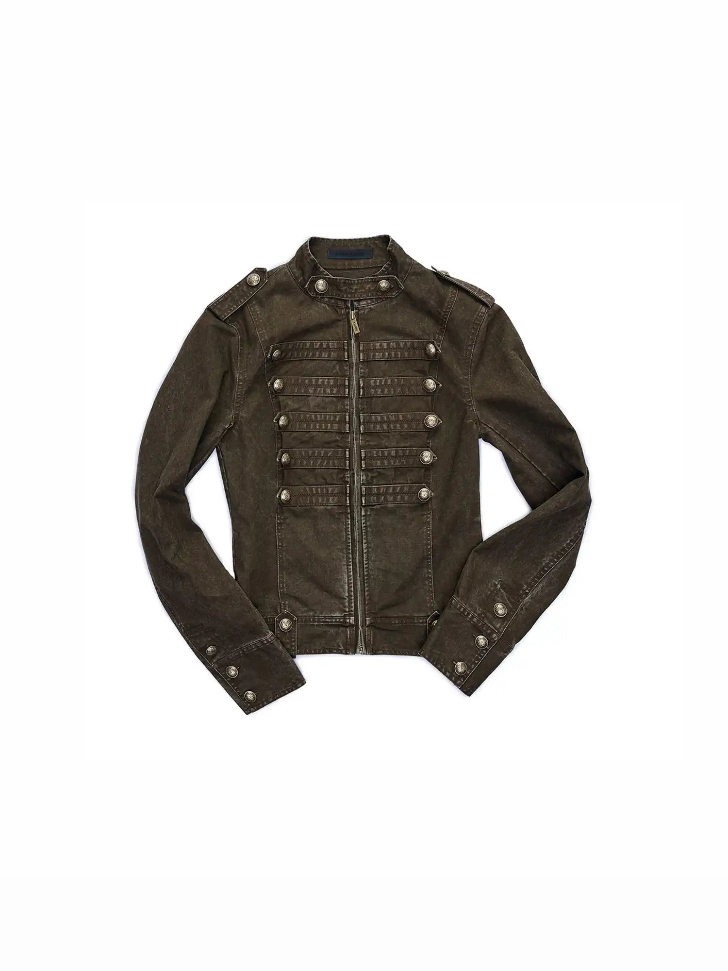Napoleon Jacket Women with Double Breasted Canvas Fitted - Jackets Napoleon Jacket Women with Double Breasted Canvas Fitted - Jackets
