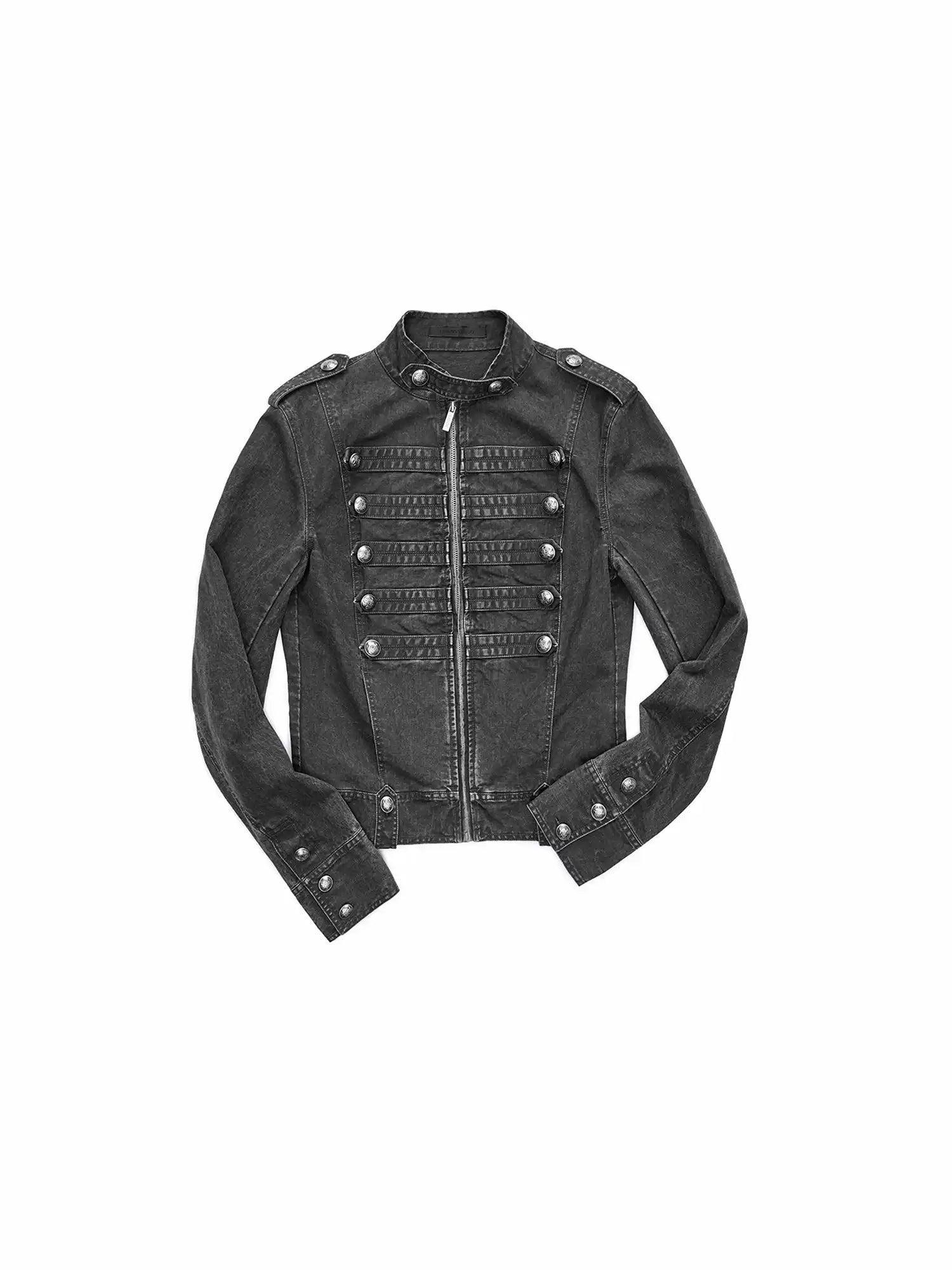 Napoleon Jacket Women with Double Breasted Canvas Fitted - Jackets Napoleon Jacket Women with Double Breasted Canvas Fitted - Jackets