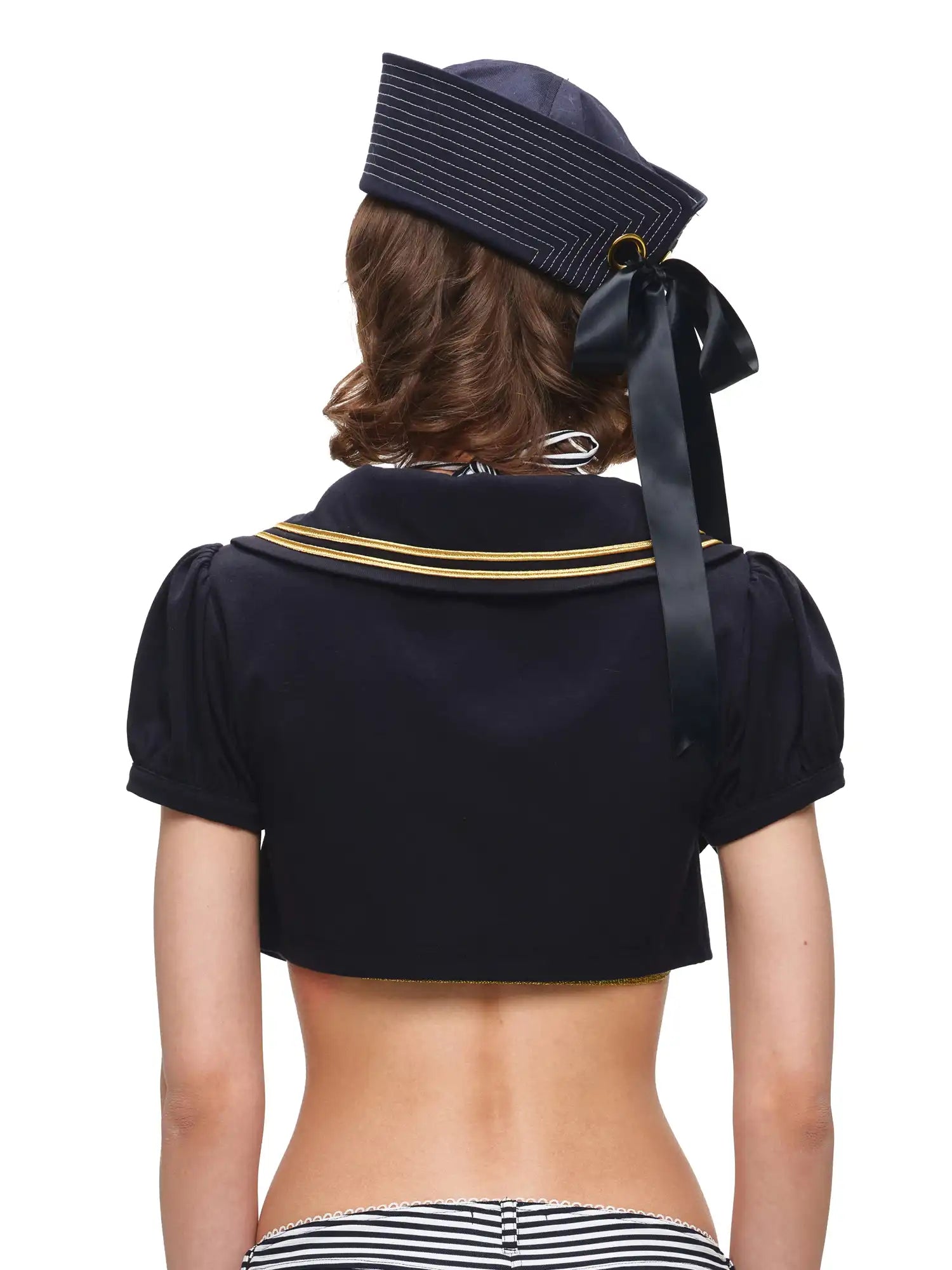 1Jinn Studio Nautical Bow Tie Ribbons Sailor Cap | Canton Collective