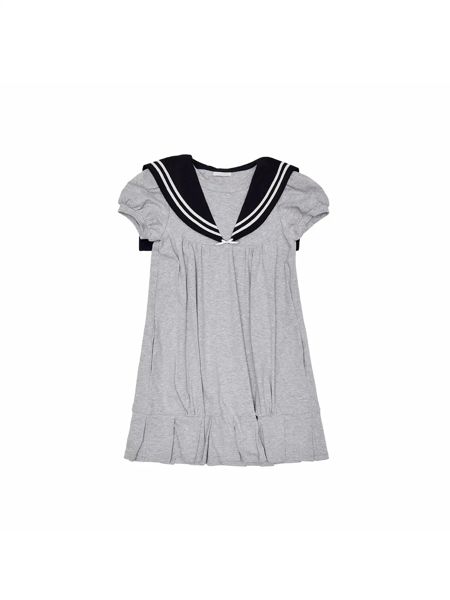 1Jinn Studio Nautical Vintage Sailor Collar Pleated Mini Dress | Canton Collective