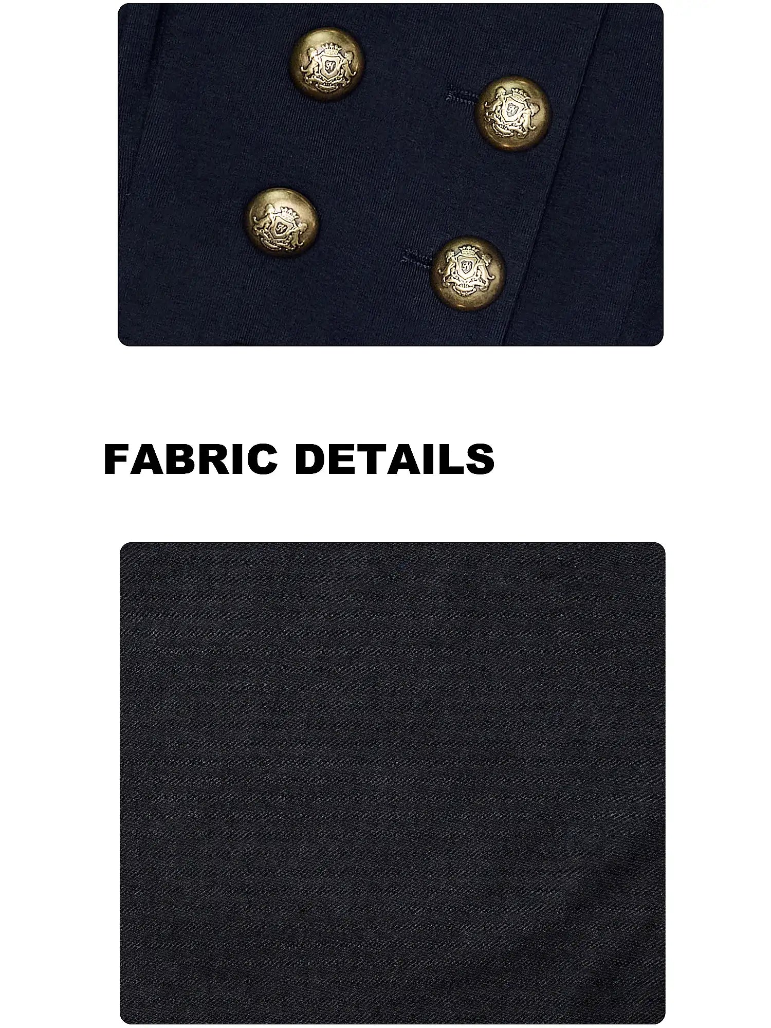 1Jinn Studio Navy Style Napoleon Halter Top | Canton Collective