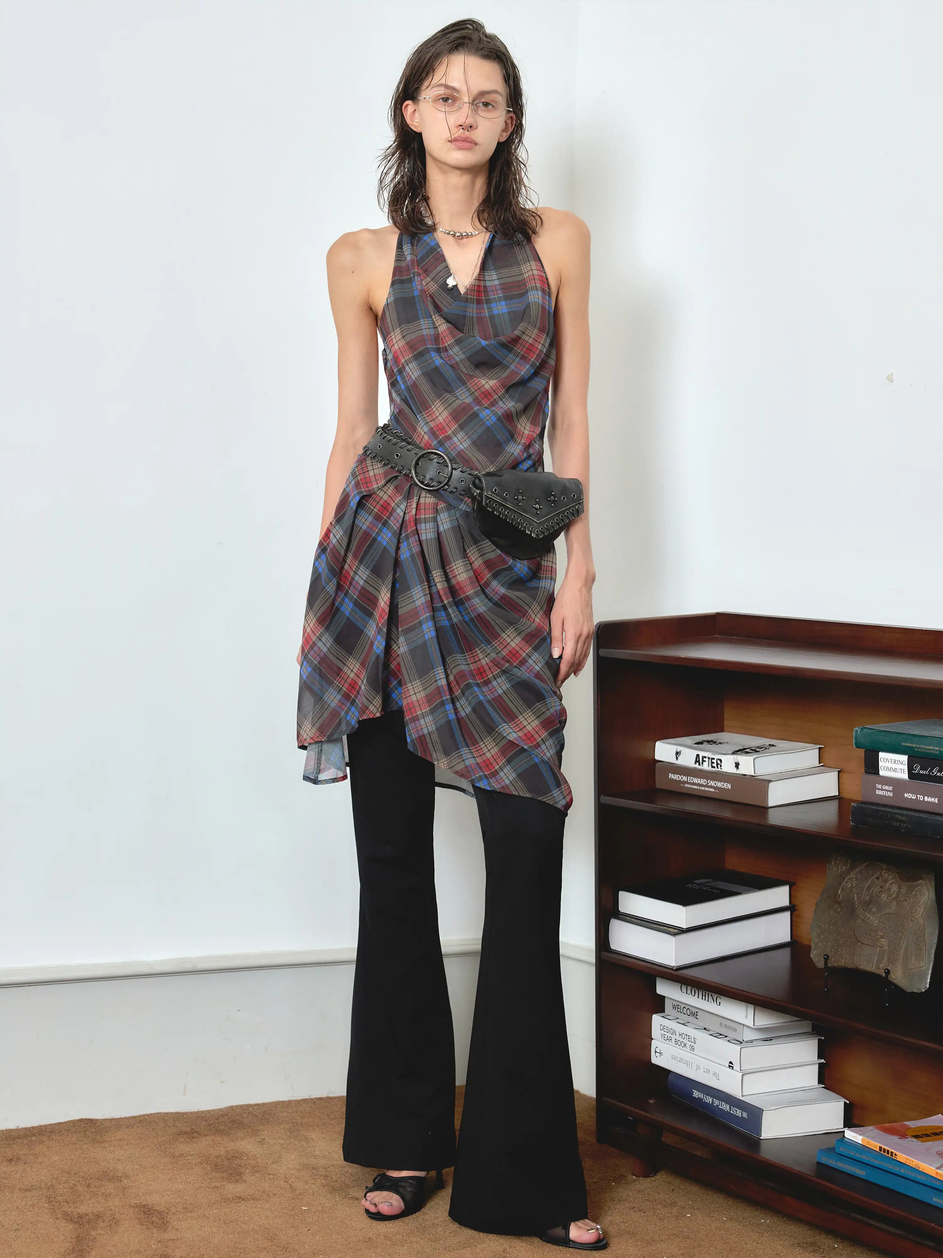 2th No Rules Plaid Wrap Dress | Canton Collective