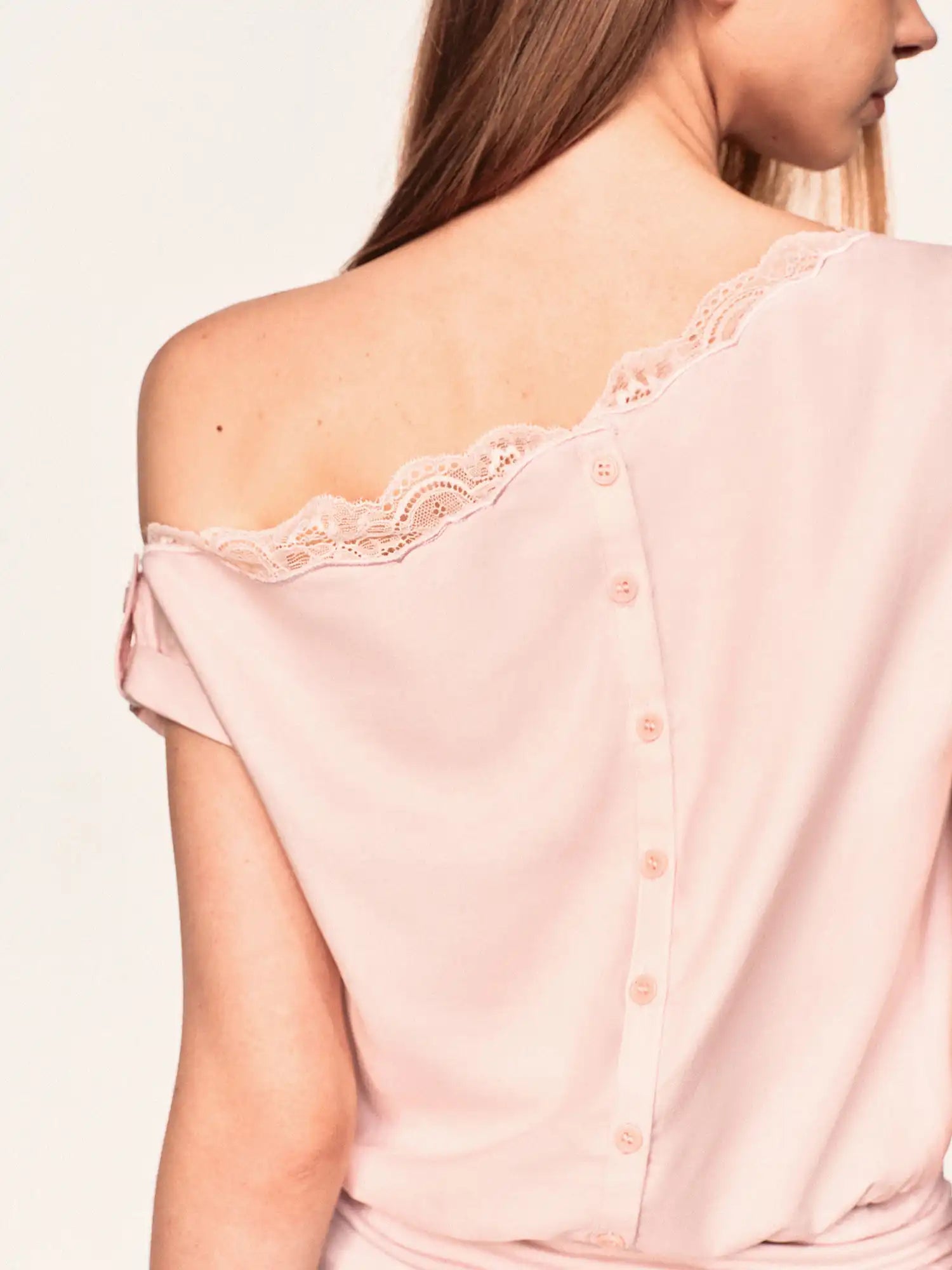 Ayo Off Shoulder Button Back Top | Canton Collective