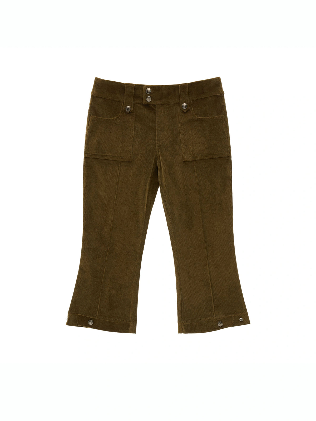 MAMC Olive Green Corduroy Capri Pants | Canton Collective