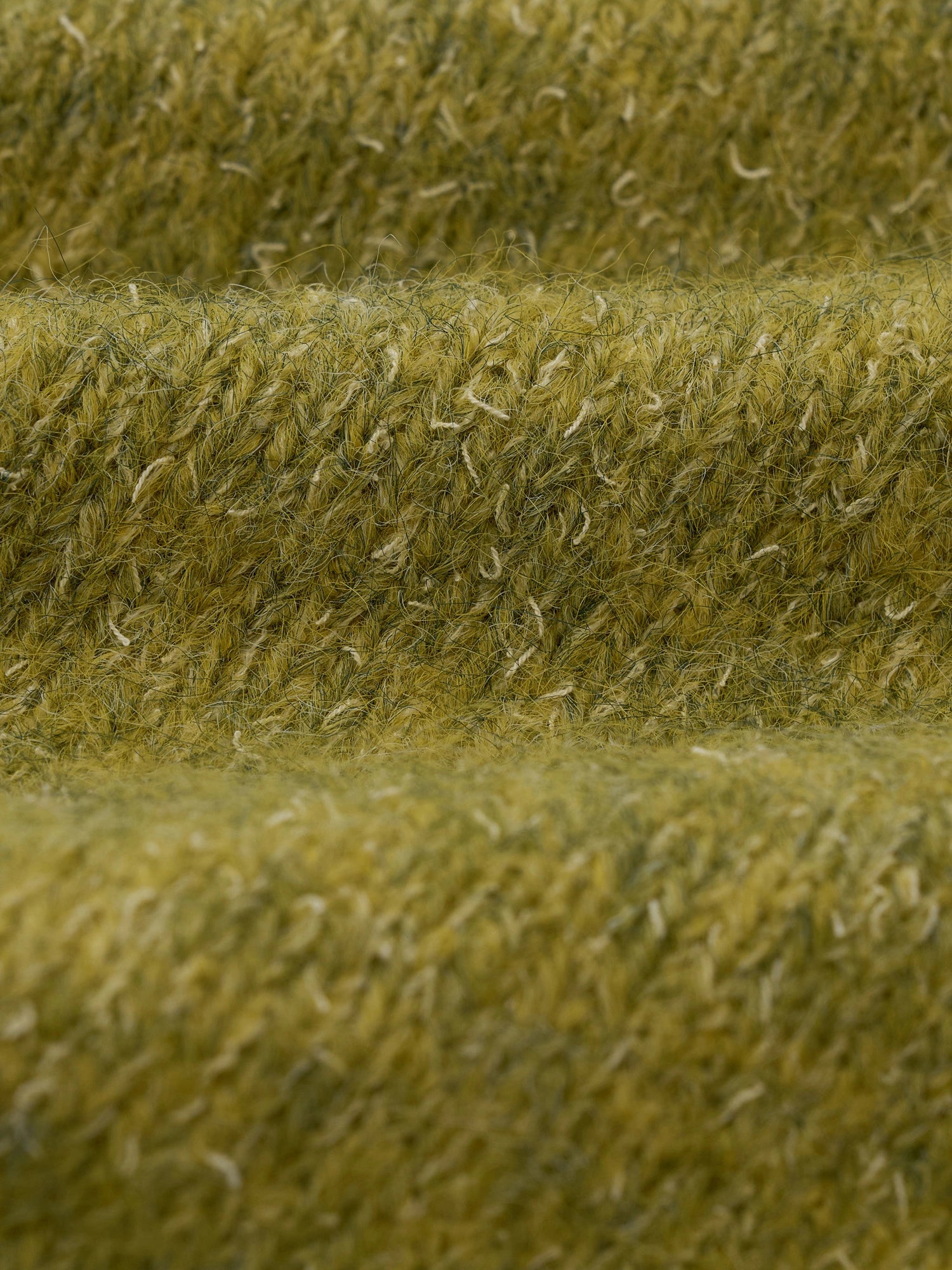 MAMC Olive Green Mohair Wrap Sweater | Canton Collective