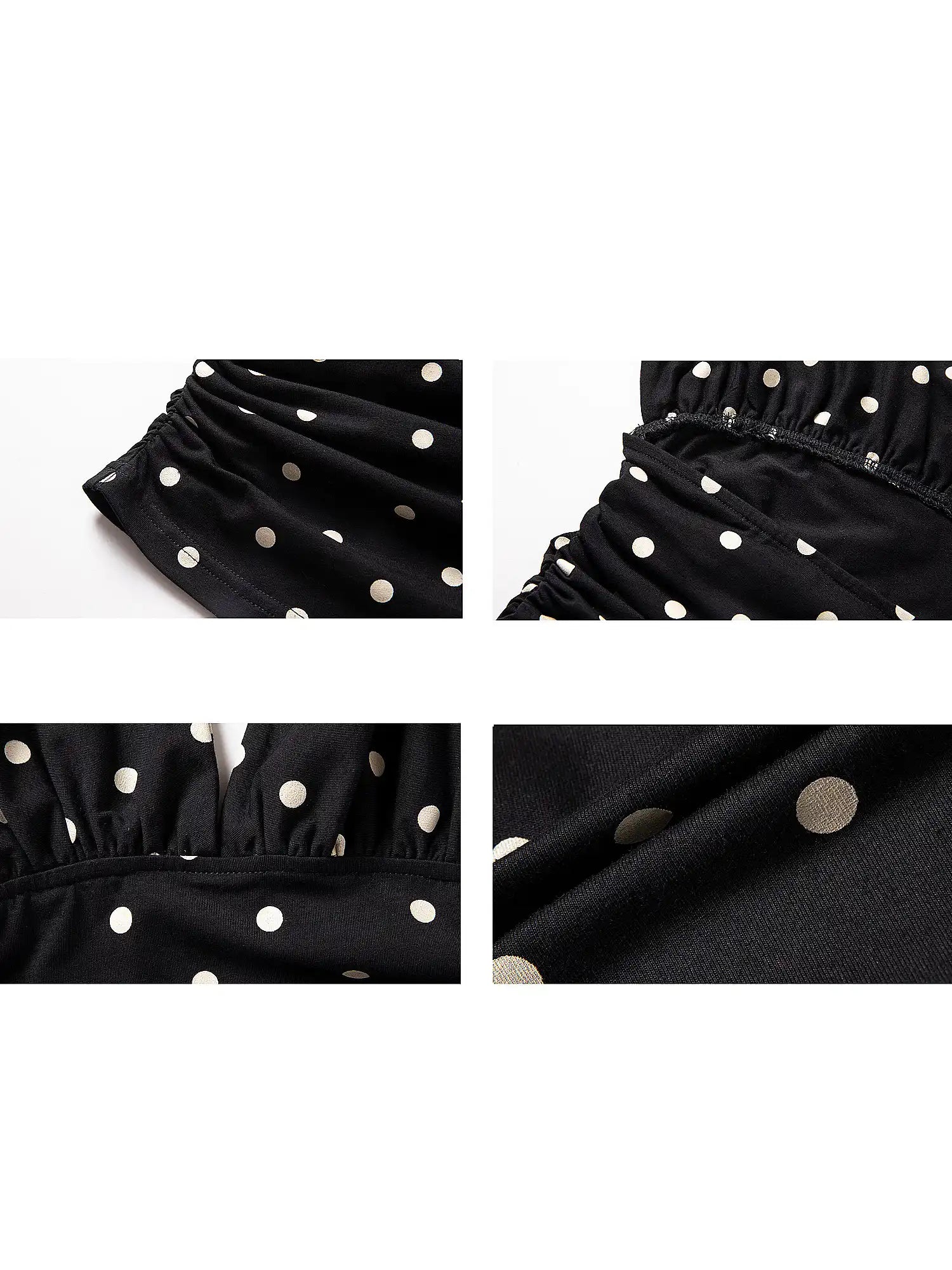 CantonCollective Design Open Back Polka Dot Halter Top | Canton Collective
