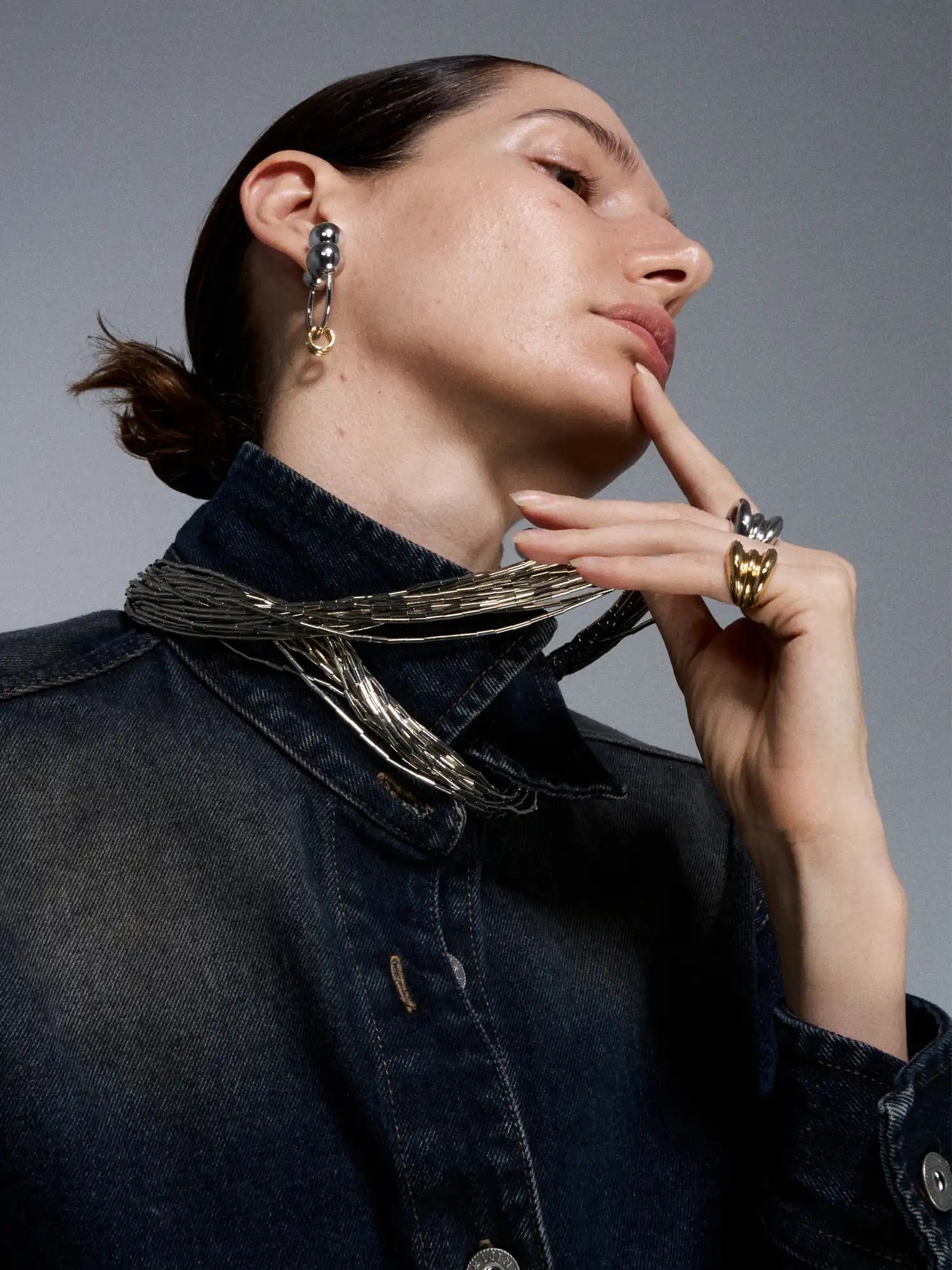 1Jinn M2M Original Silver Tube Necklace | Canton Collective