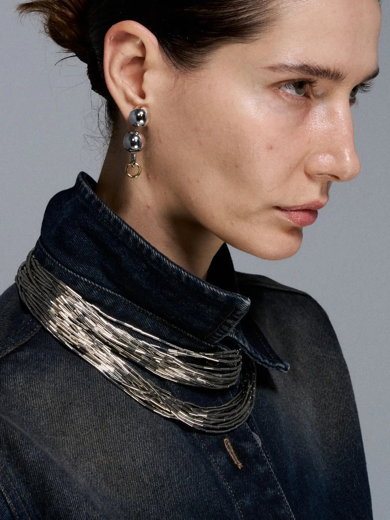 1Jinn M2M Original Silver Tube Necklace | Canton Collective