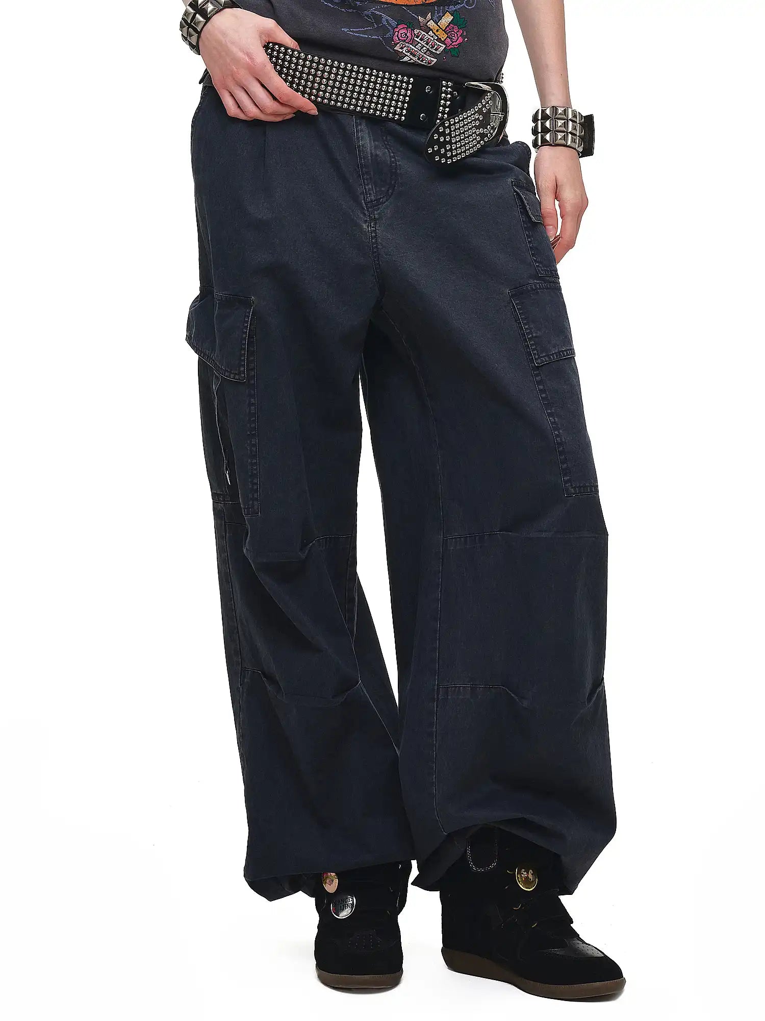 1Jinn Studio Oversized Cotton Baggy Cargo Pants | Canton Collective