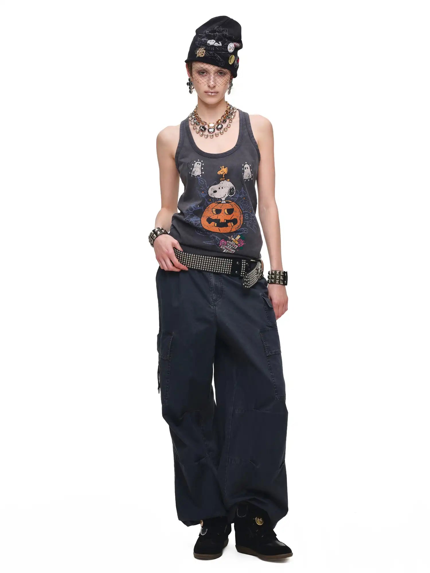1Jinn Studio Oversized Cotton Baggy Cargo Pants | Canton Collective