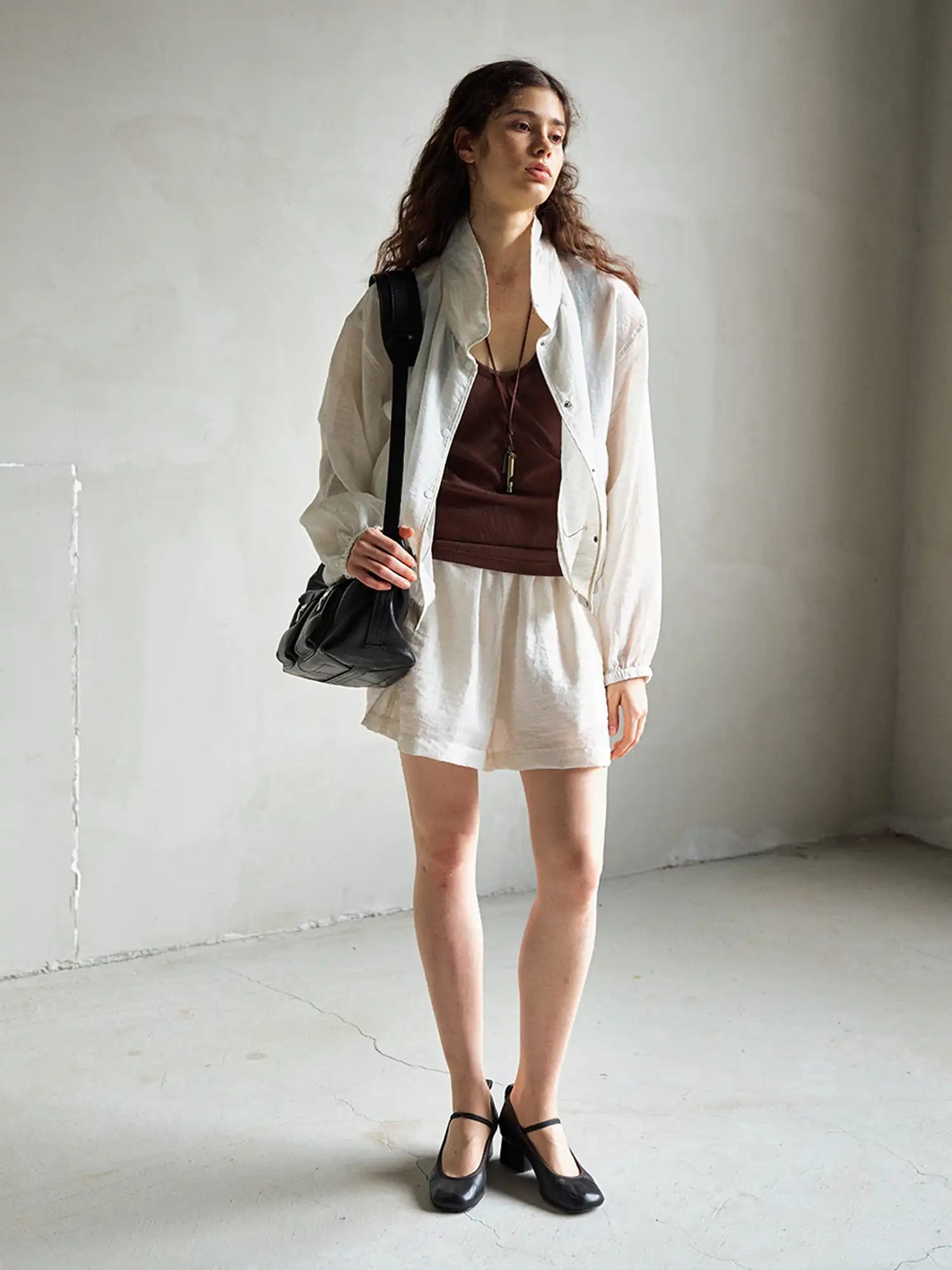 CantonCollective Design Oversized Linen Blend Button Front Shirt | Canton Collective