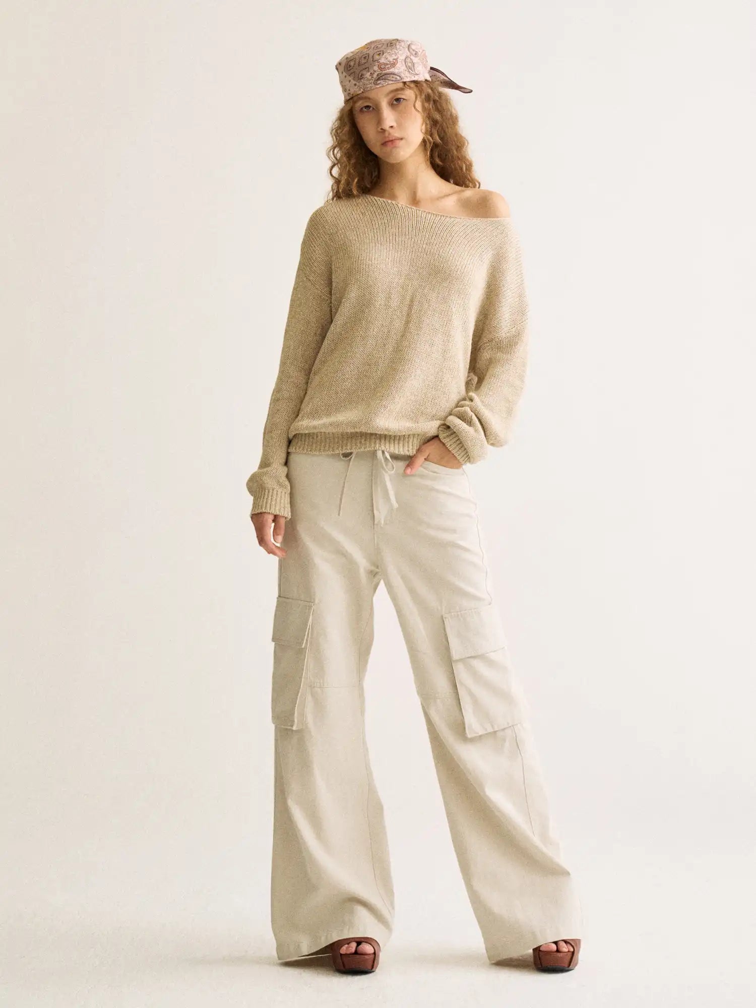 FirstFloor Oversized Linen Knit Sweater | Canton Collective