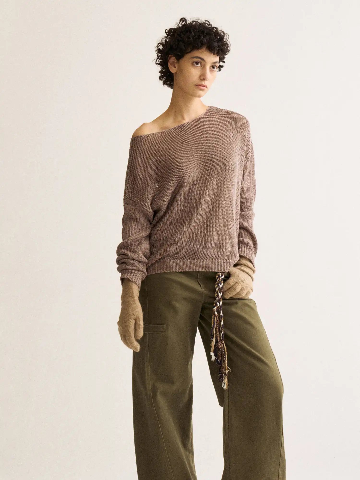 FirstFloor Oversized Linen Knit Sweater | Canton Collective