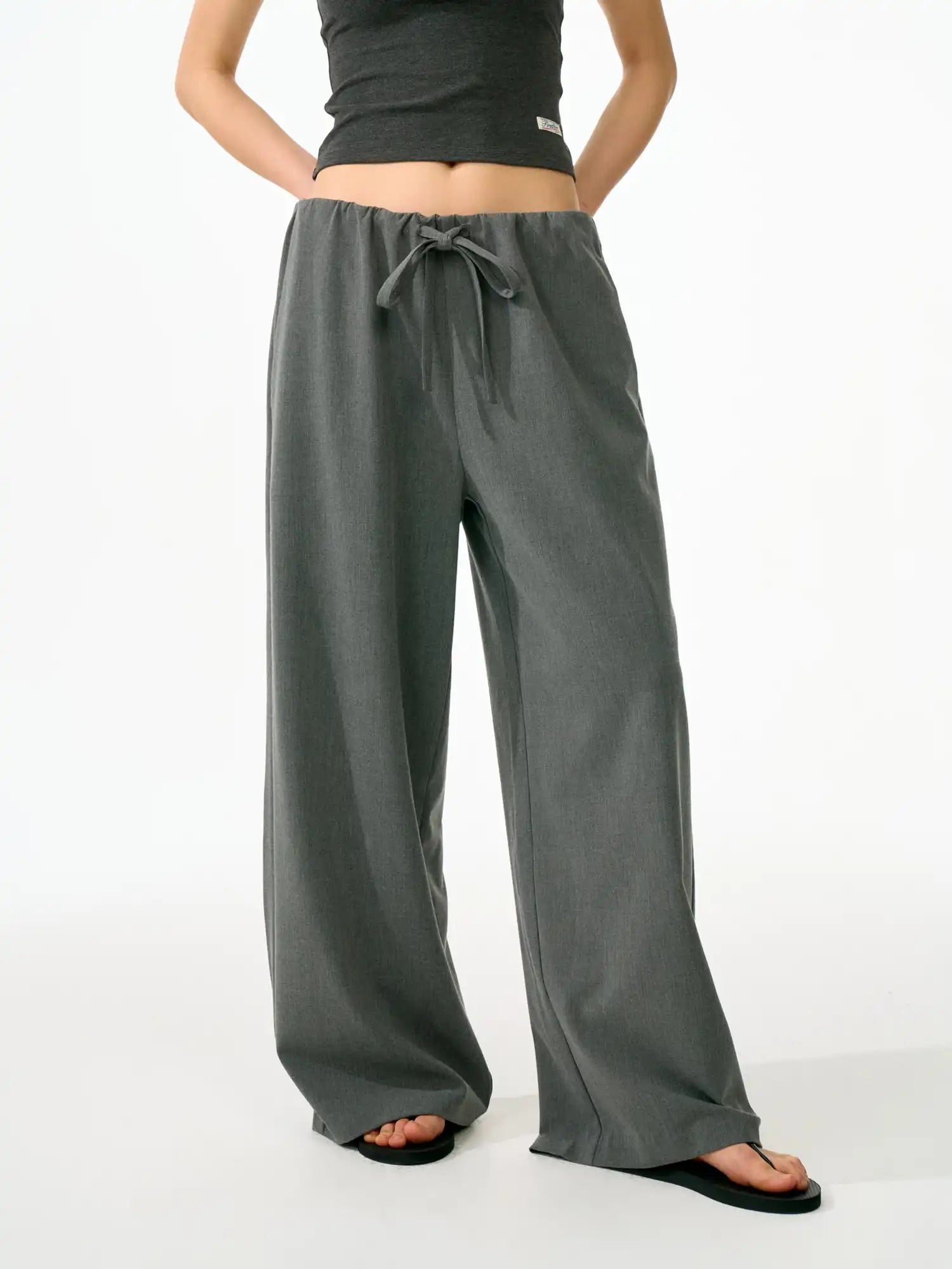 FirstFloor Oversized Wool-Blend Paperbag Pants | Canton Collective