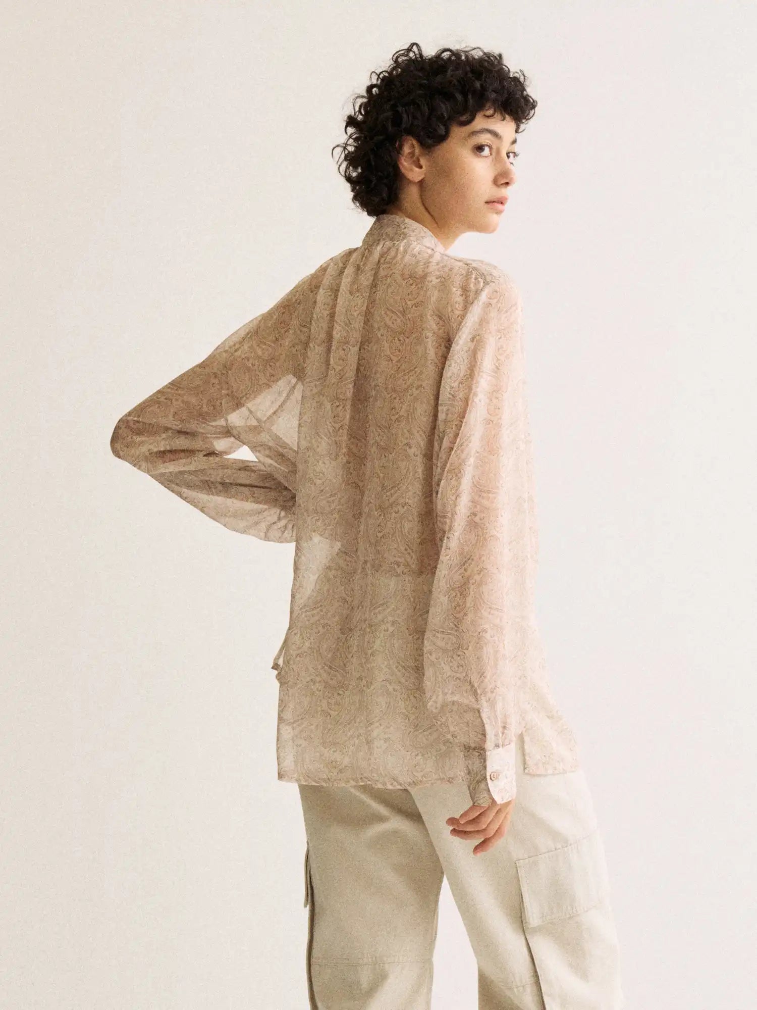 FirstFloor Paisley Chiffon Shirt | Canton Collective