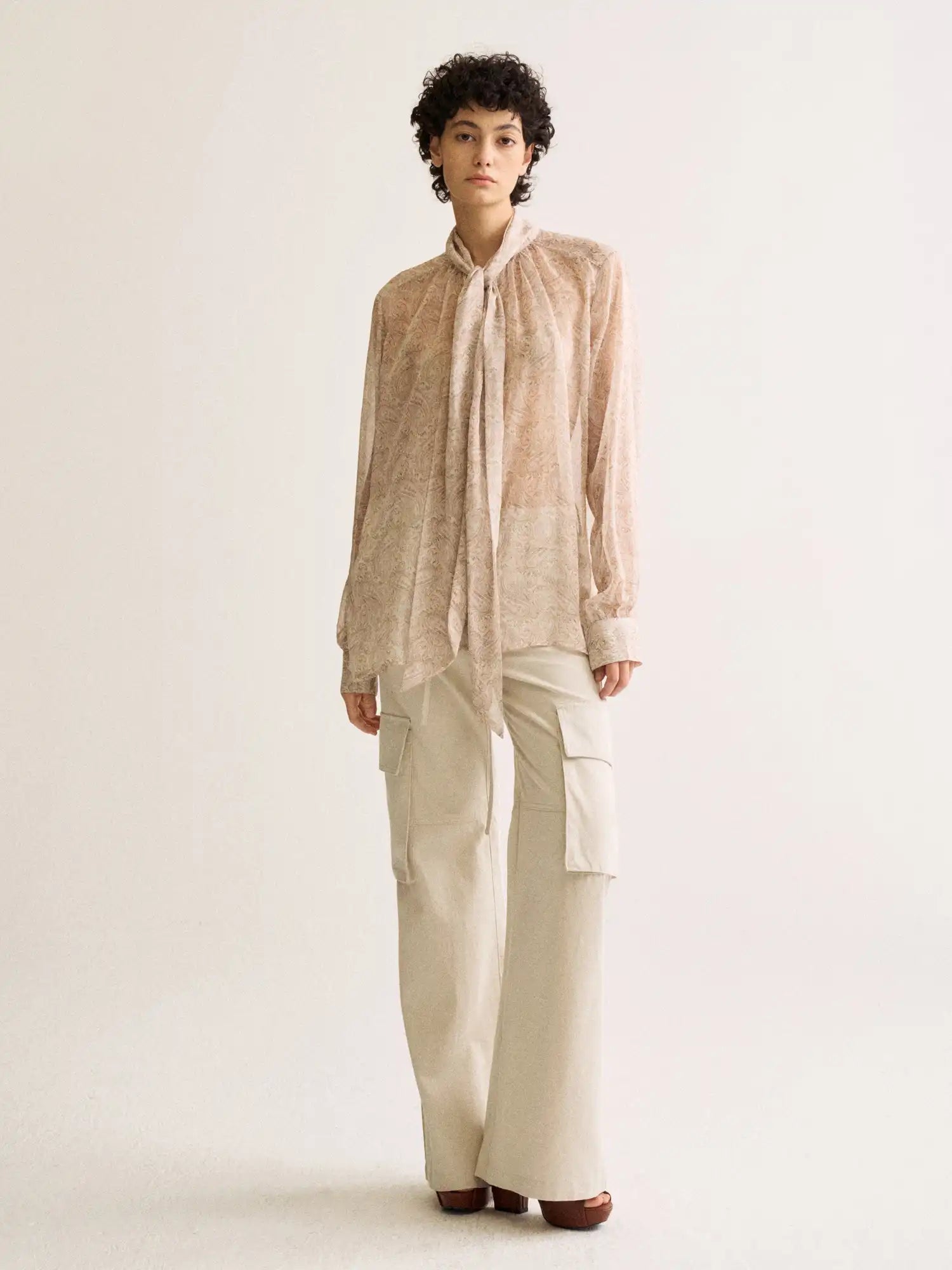 FirstFloor Paisley Chiffon Shirt | Canton Collective