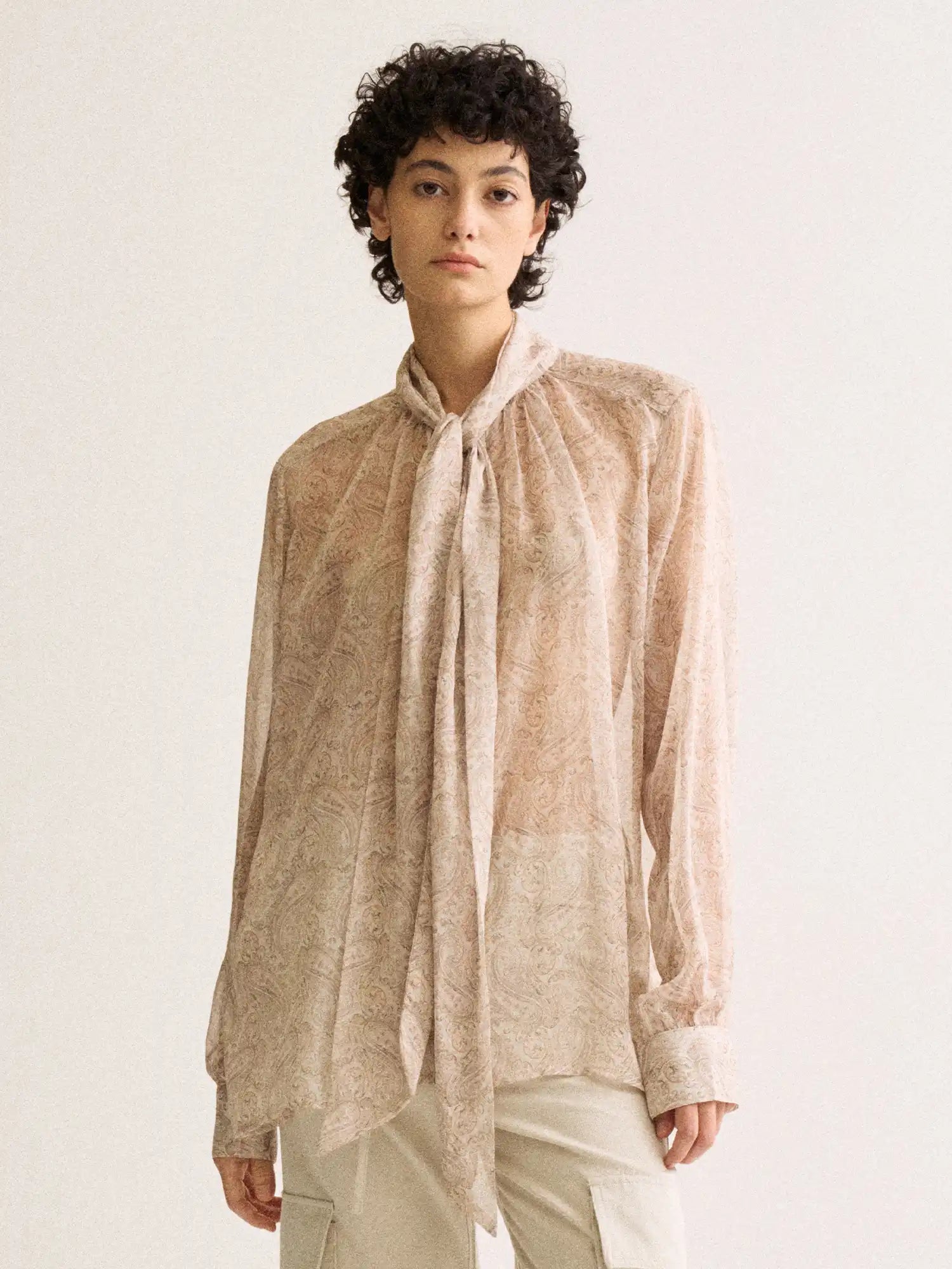 FirstFloor Paisley Chiffon Shirt | Canton Collective