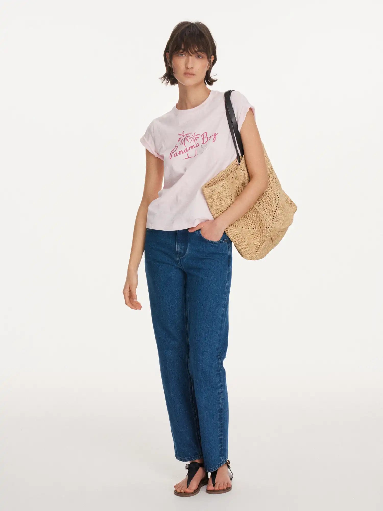 First Floor Panama Bay Vintage Cotton Graphic Baby Tee | Canton Collective