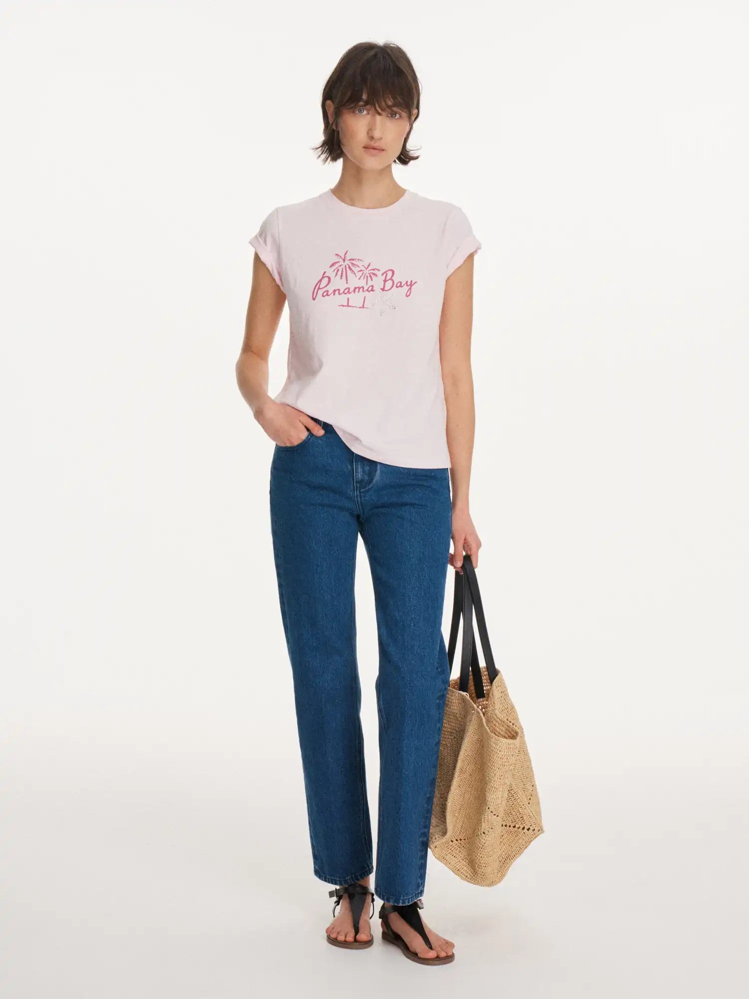 First Floor Panama Bay Vintage Cotton Graphic Baby Tee | Canton Collective