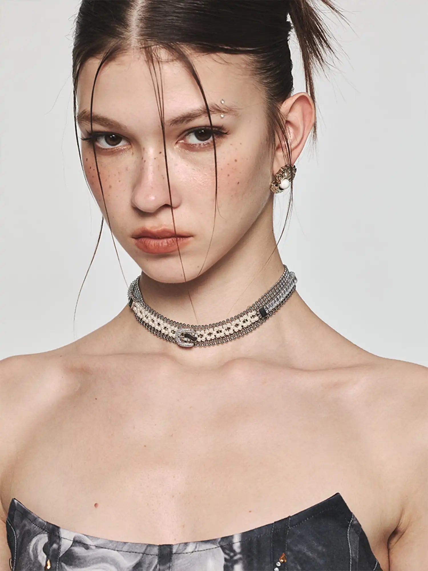 1Jinn Studio Pearl Buckle Choker | Canton Collective