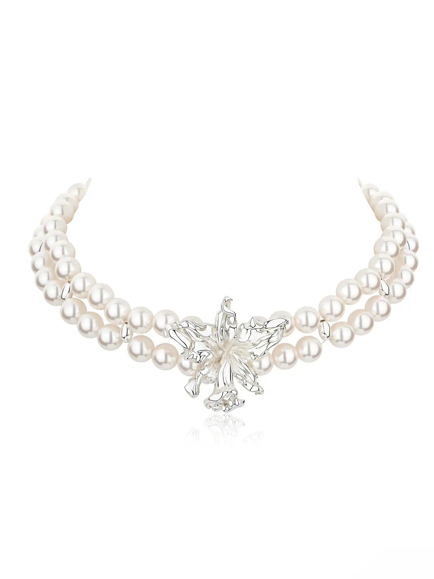 1Jinn M2M Pearl Flower Choker | Canton Collective