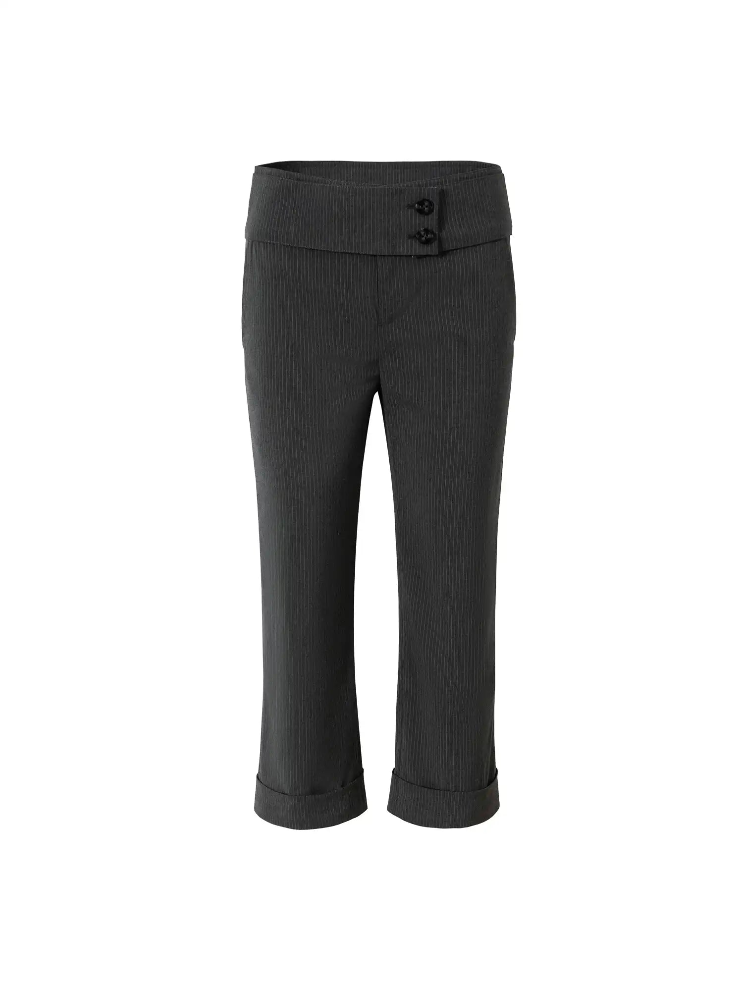 Muse Naps Pinstripe Wide Leg Capri Suit Trousers Pants | Canton Collective
