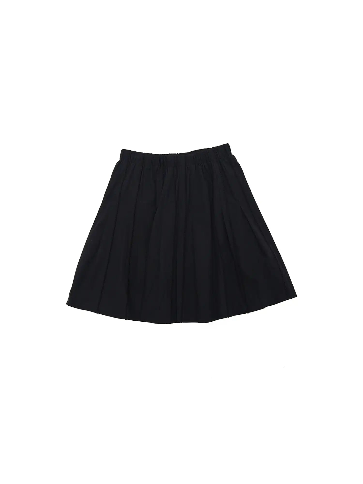 CantonCollective Design Pintuck Cotton High-Waist Midi Skirt | Canton Collective