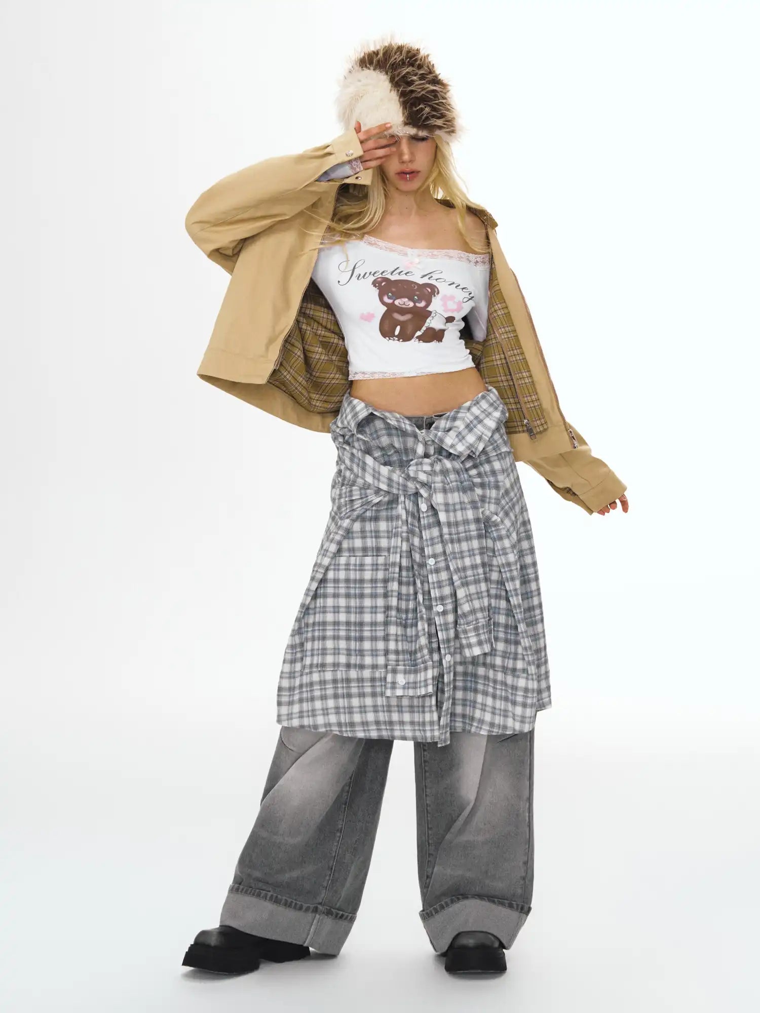 Deleteex Plaid Barn Style Jacket | Canton Collective