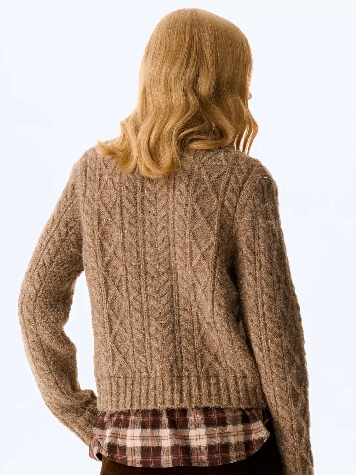 FIRST FLOOR Plaid Patchwork Cardigan | Canton Collective