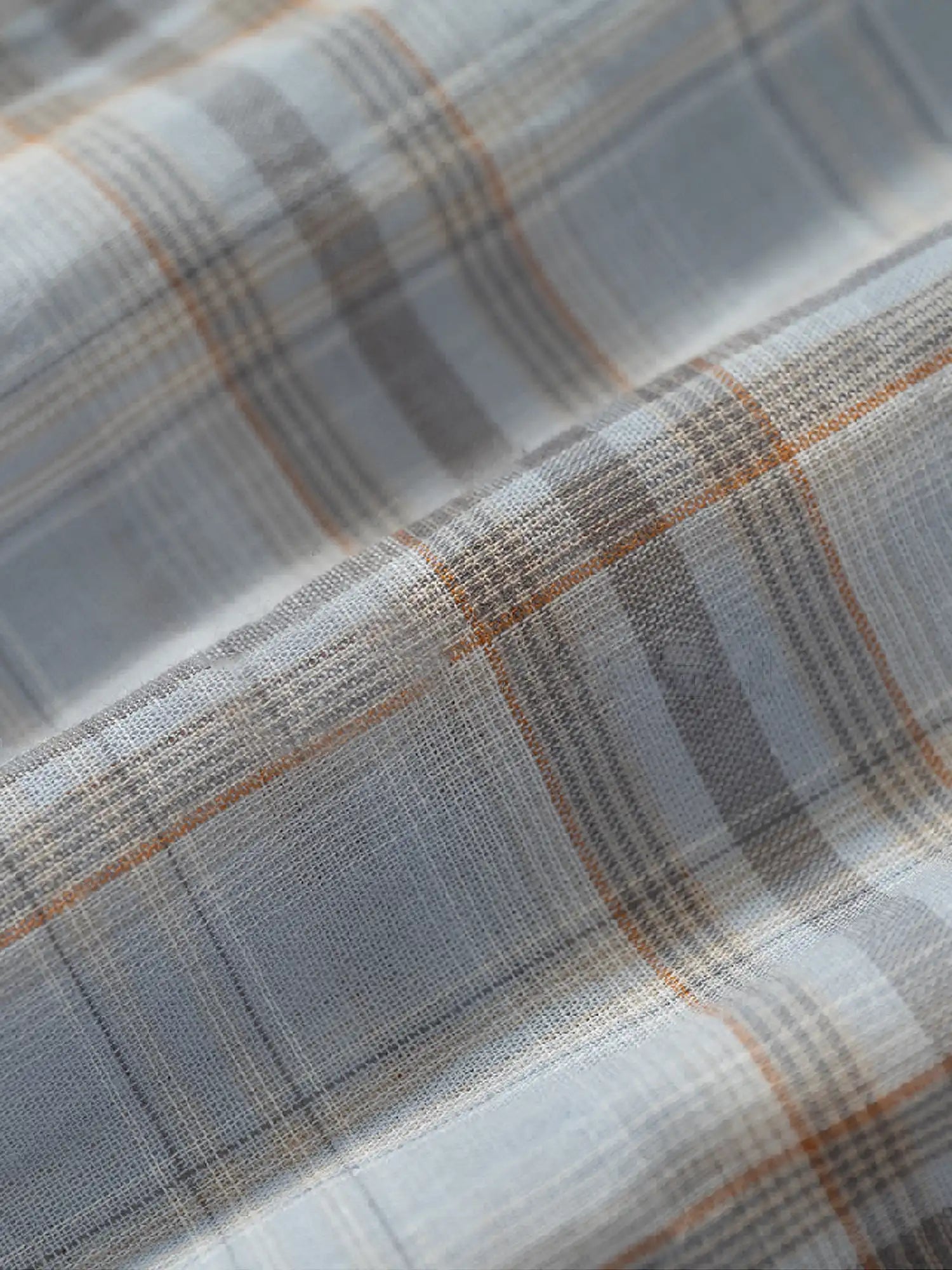 Muse Naps Plaid Tie Waist Long sleeves Shirt | Canton Collective