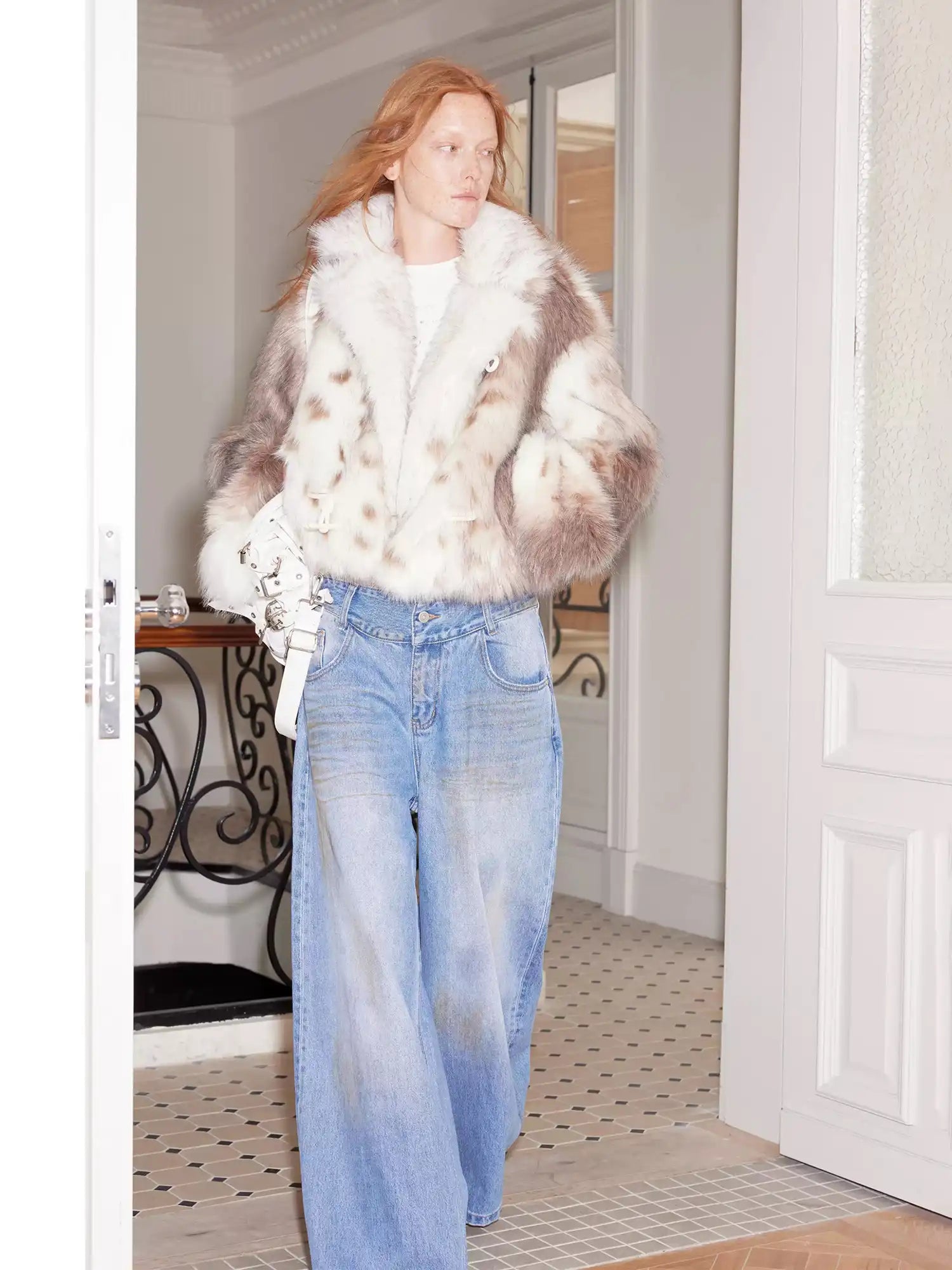 2th Desire Plush Eco-Fur Short Winter Jacket | Canton Collective